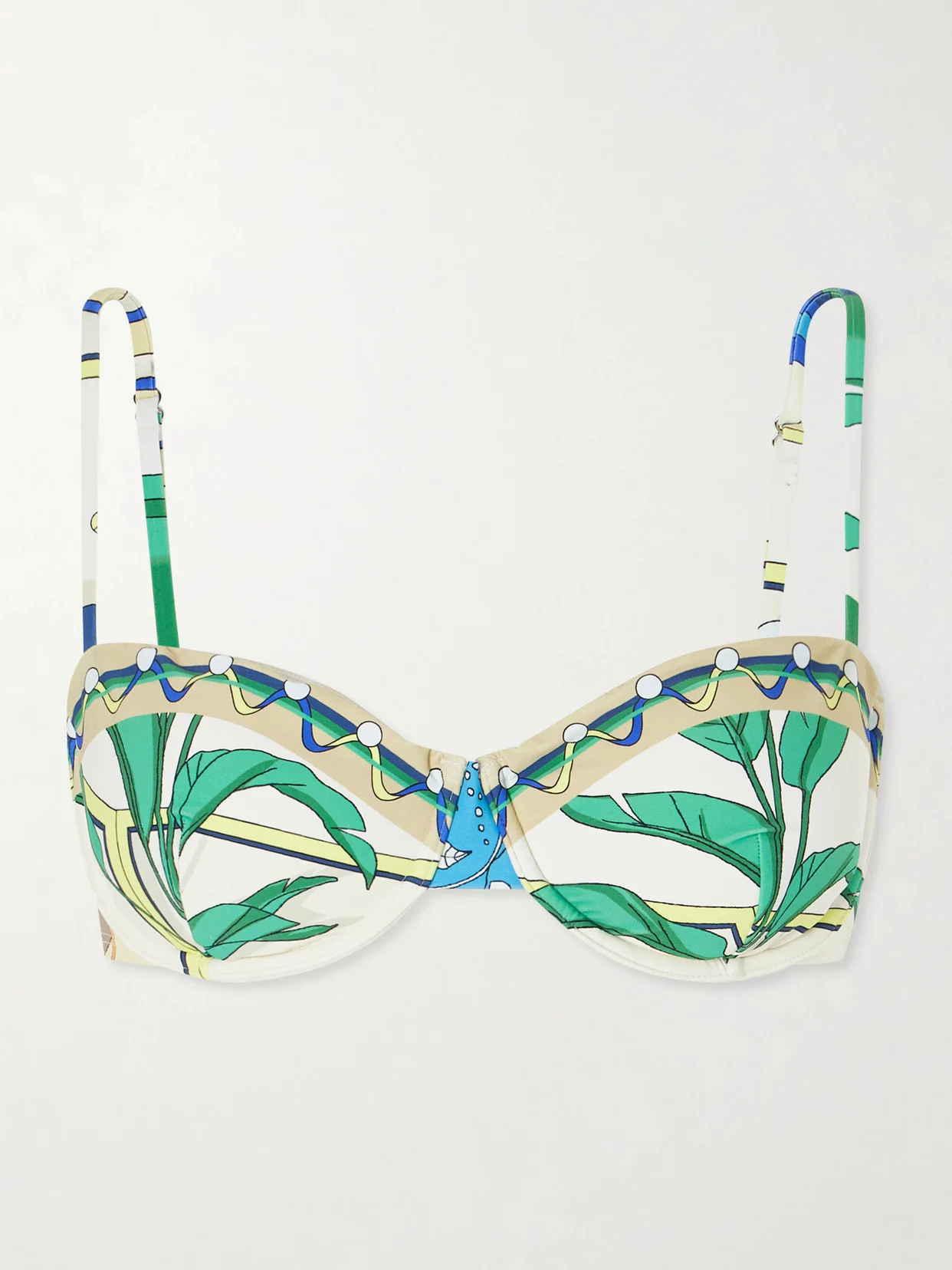 Printed Bikini Top - 1