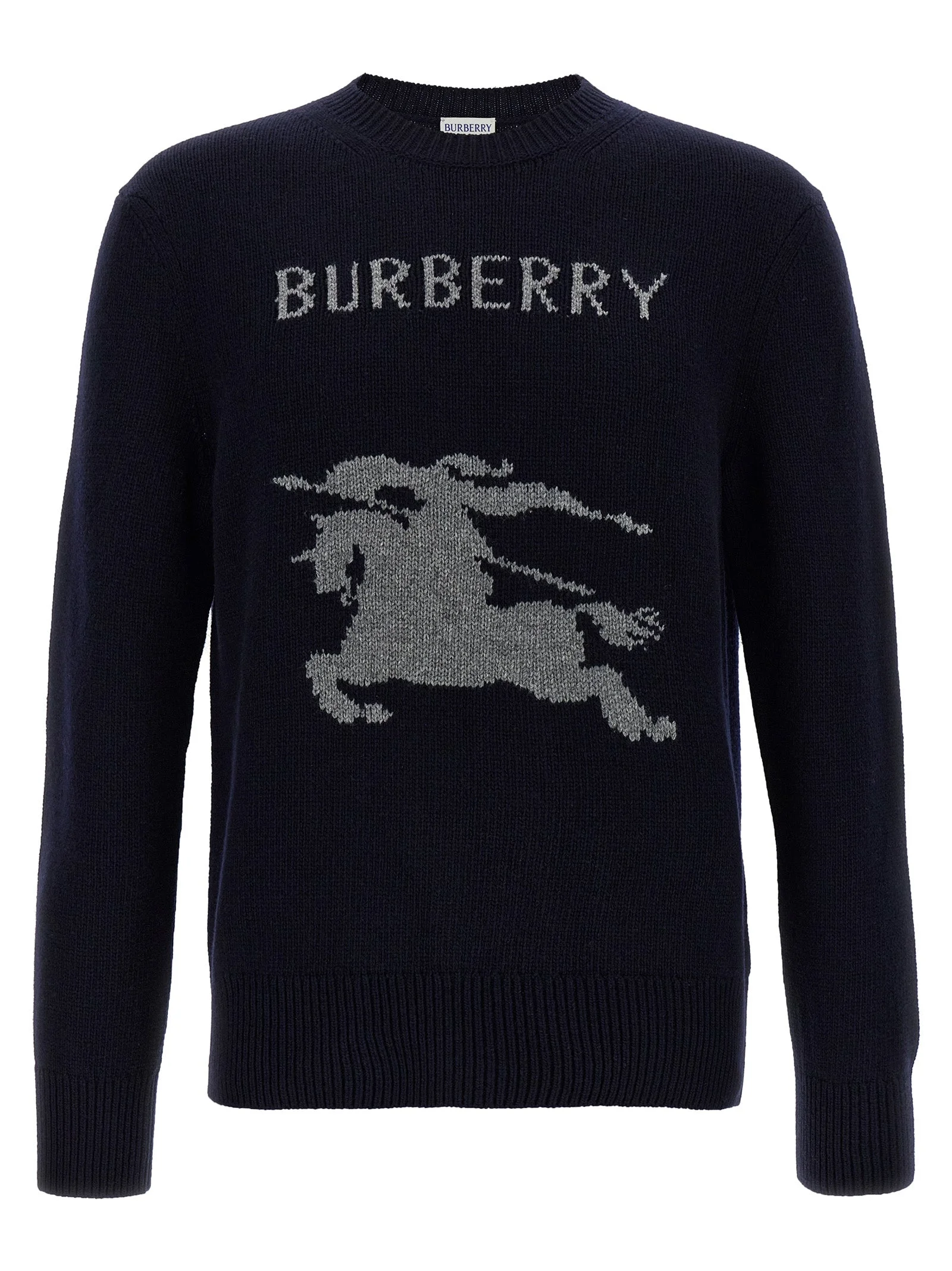 Burberry Men Logo Intarsia Sweater - 1