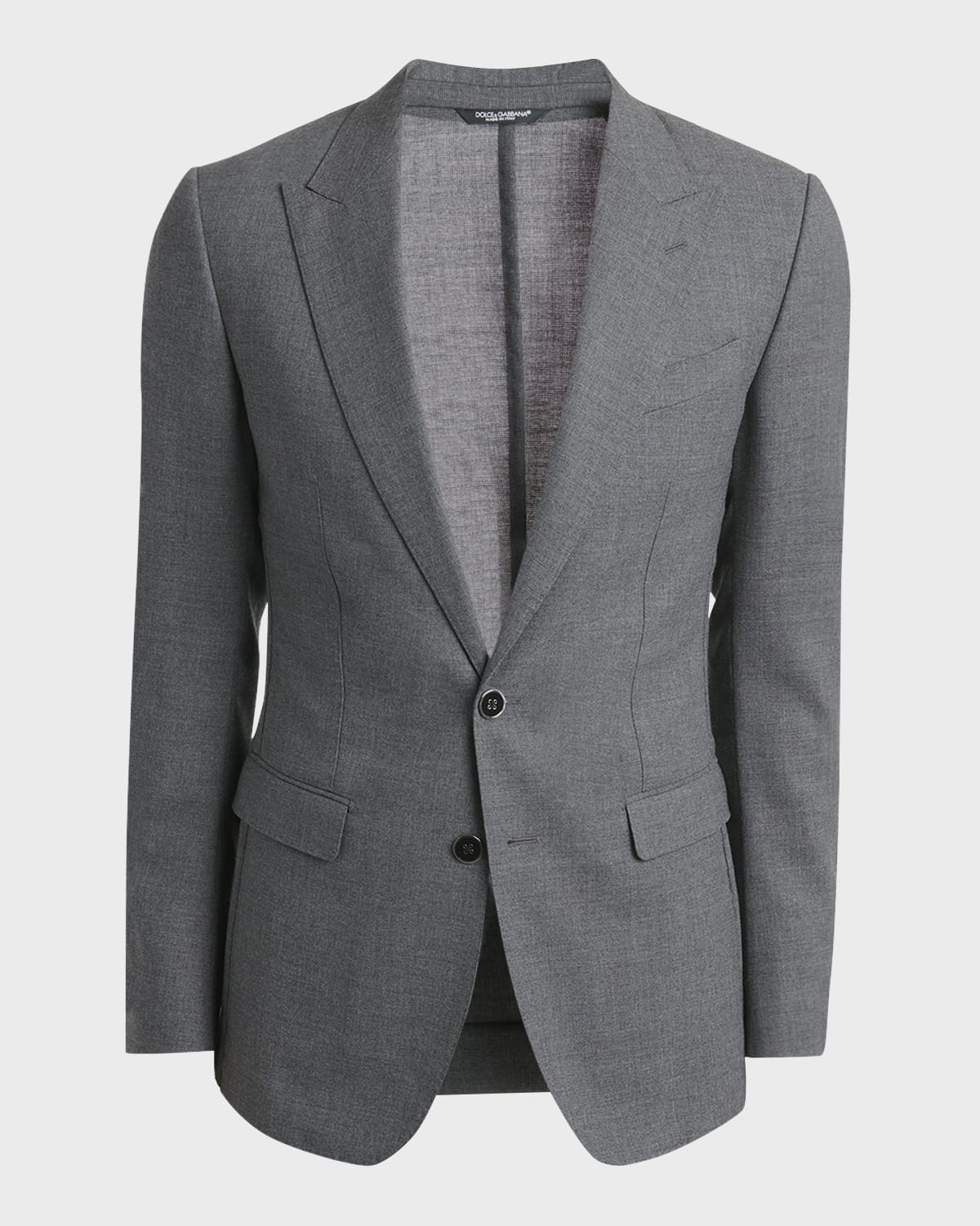 Men's Wool Suit Jacket - 1