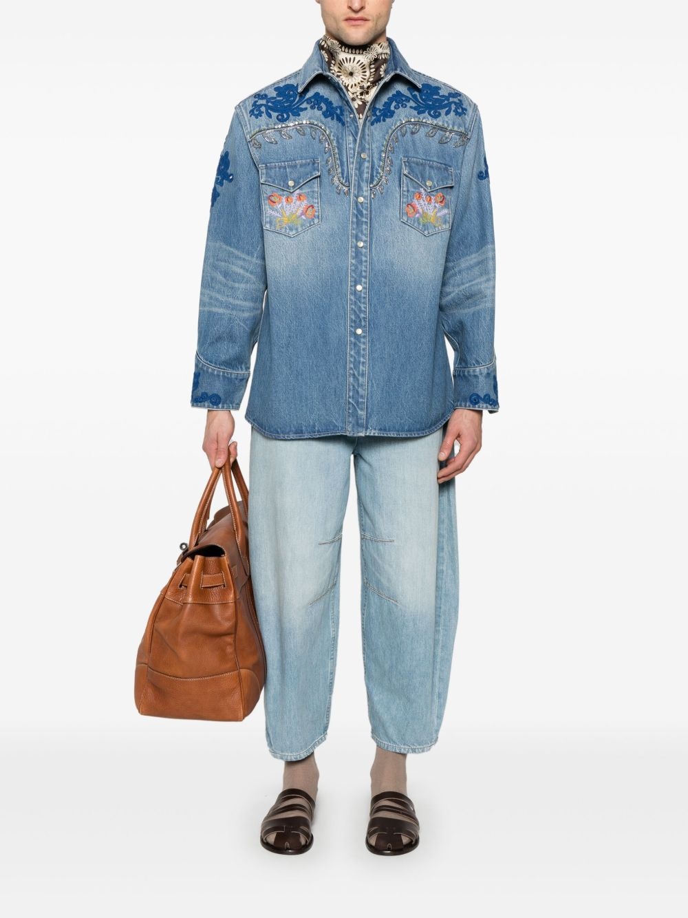 embroidered shirt - 2
