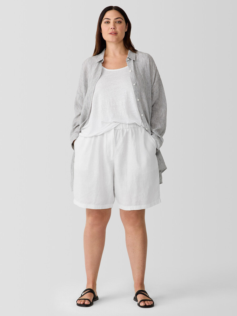 Organic Linen Shorts 6