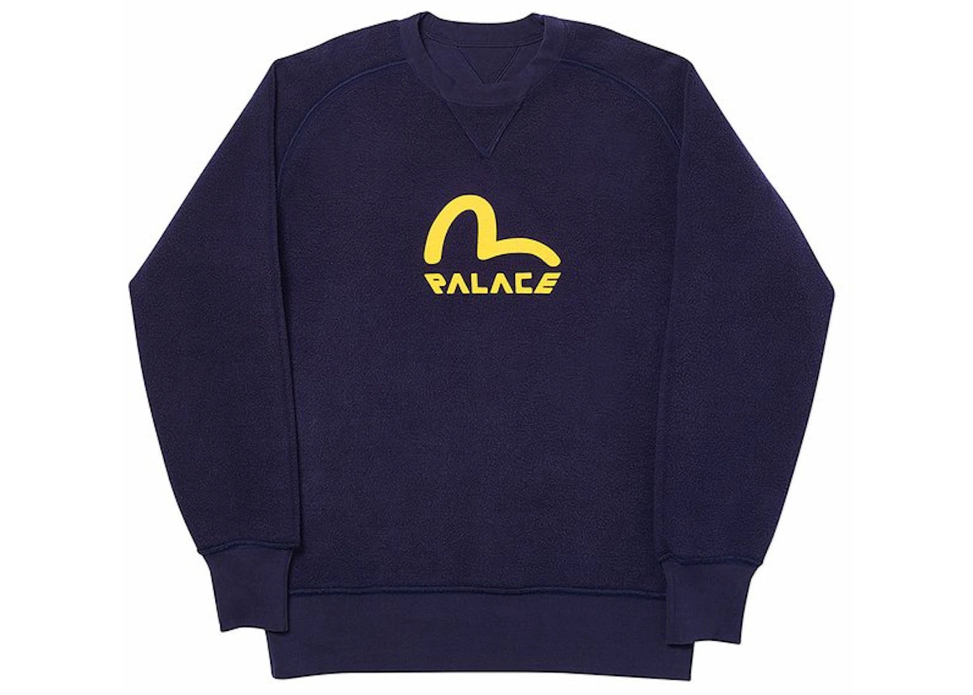 Palace Evisu Reversible Crew Navy - 2