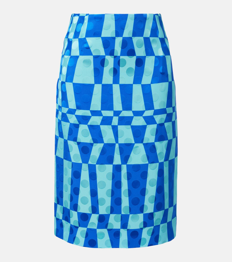 Printed pencil skirt 1