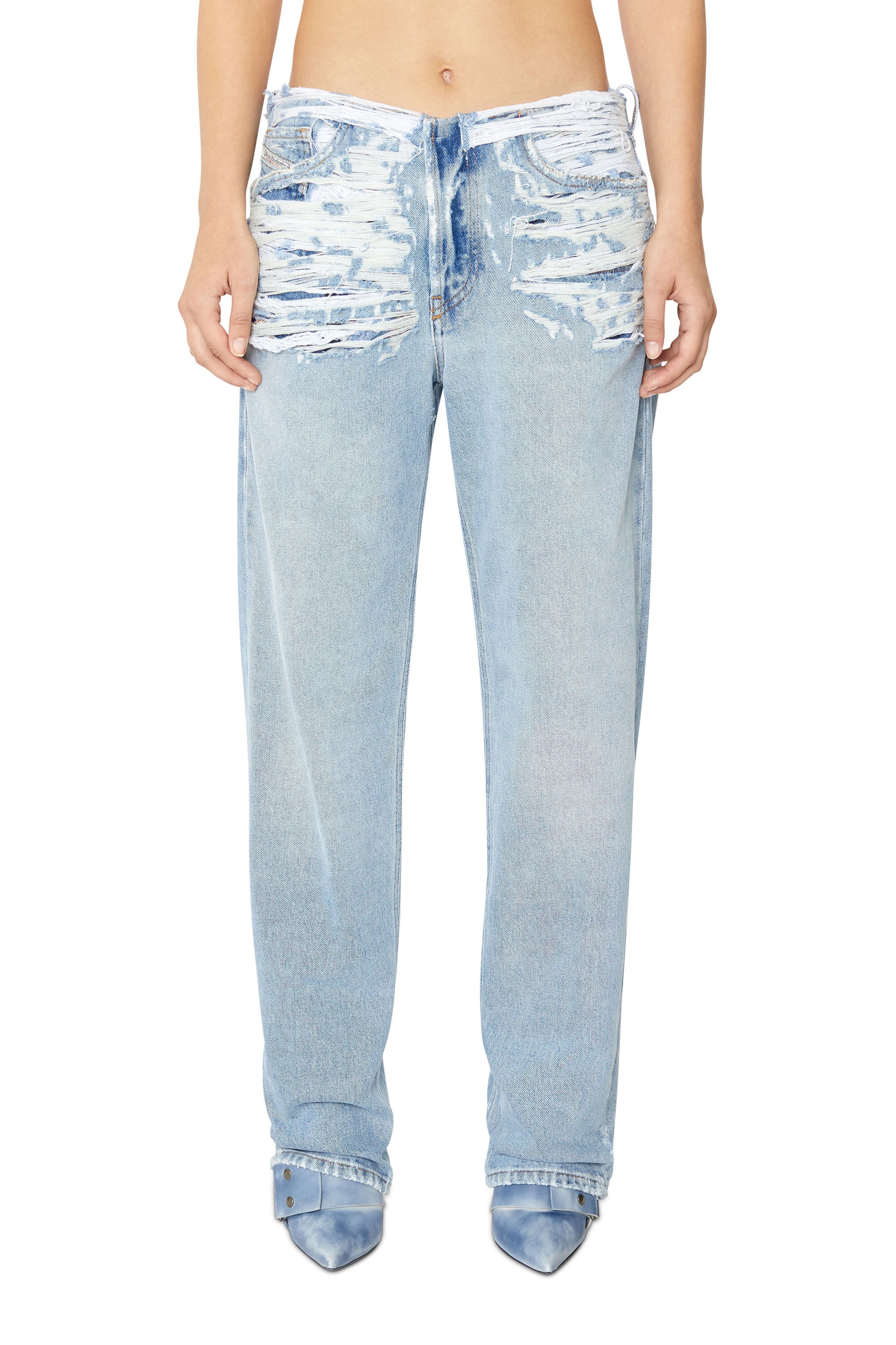 D-ARK 007N7 STRAIGHT JEANS - 3