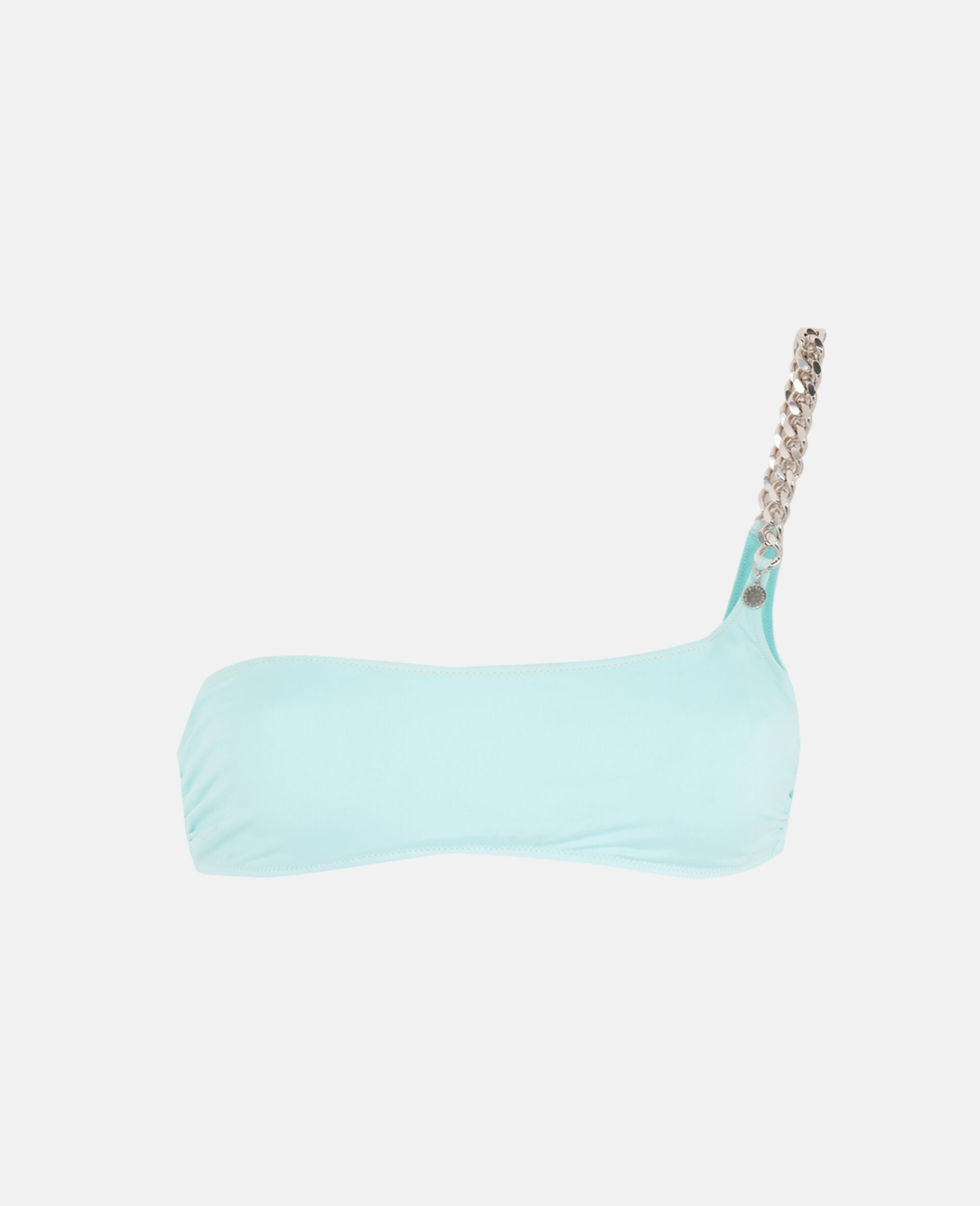 Iconic Chain One-Shoulder Bikini Top - 1