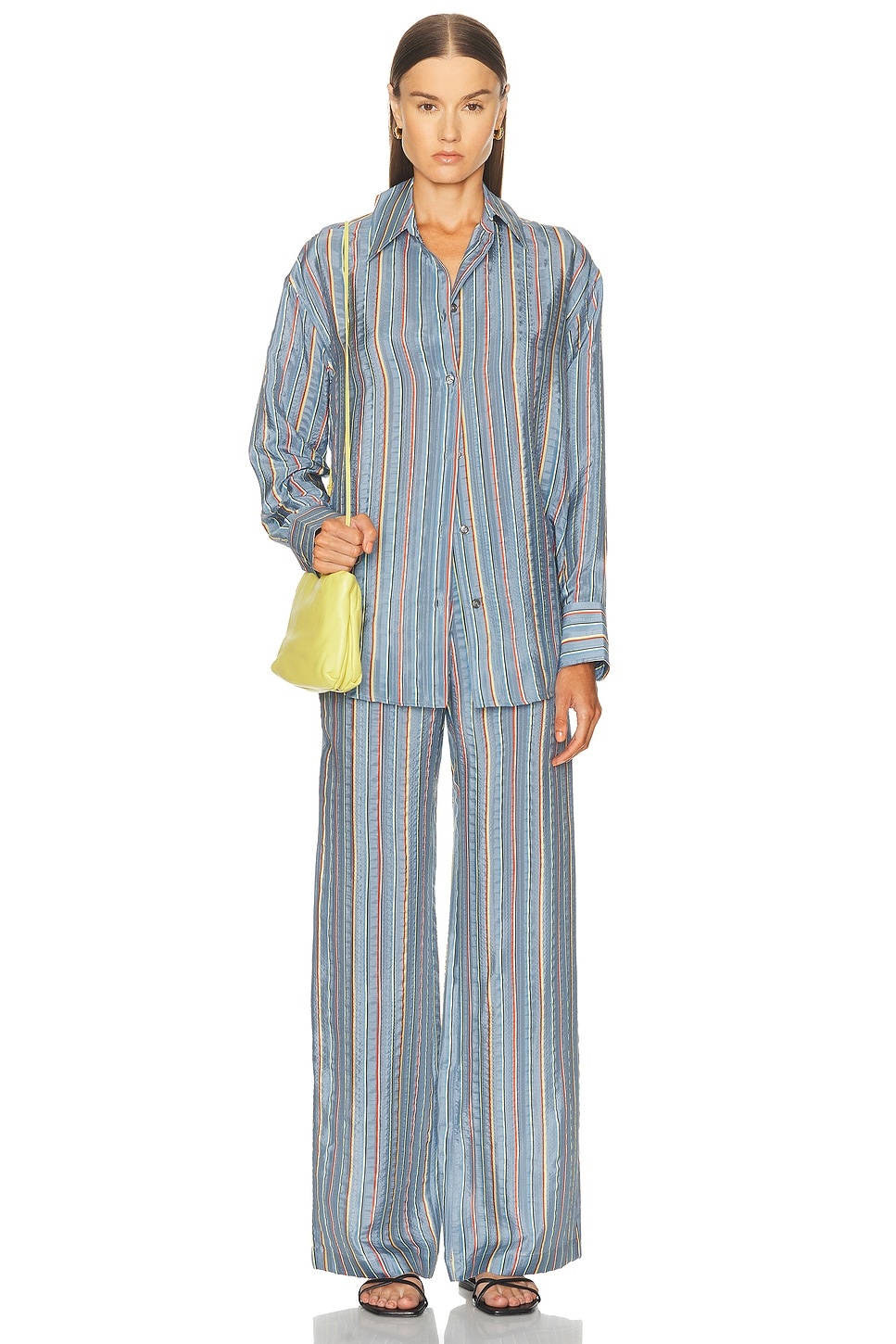 Striped Big Shirt - 4