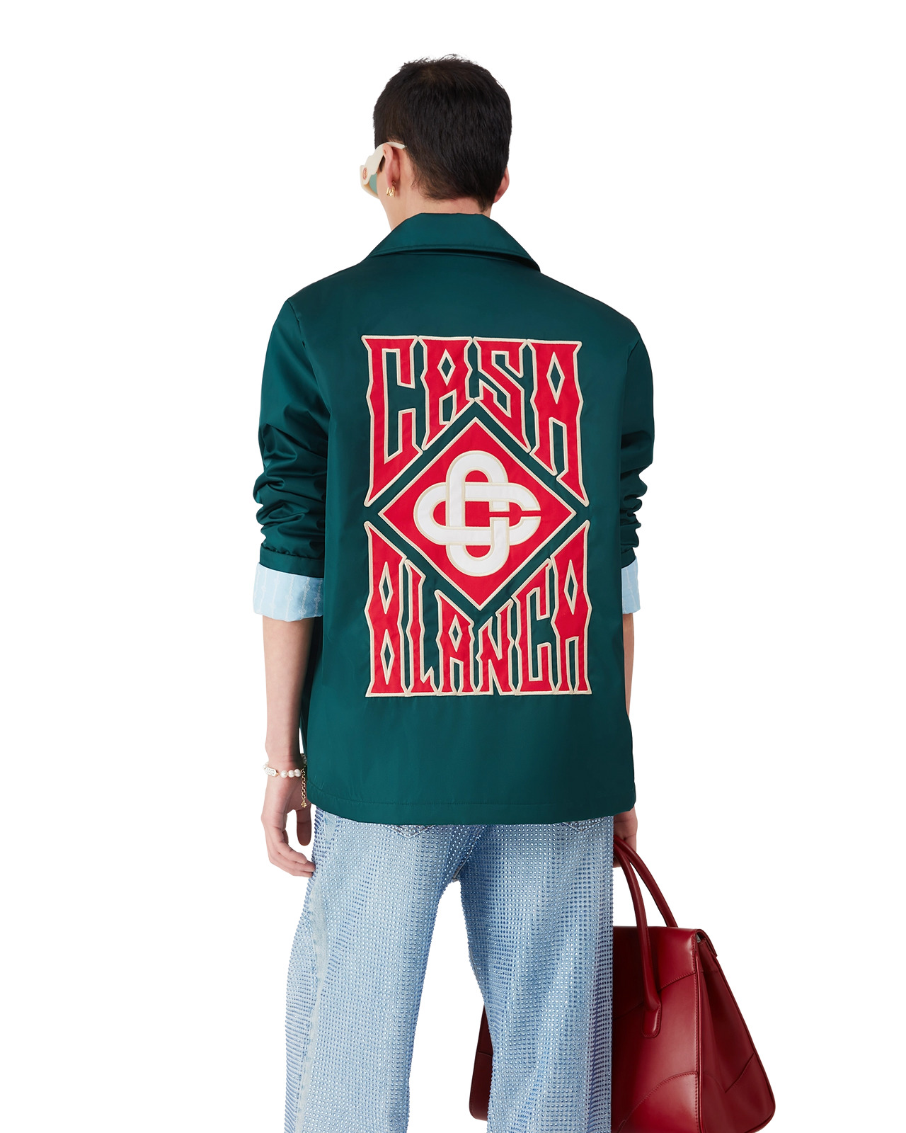 Gothic Logo Stadium Jacket | Casablanca Paris - 3