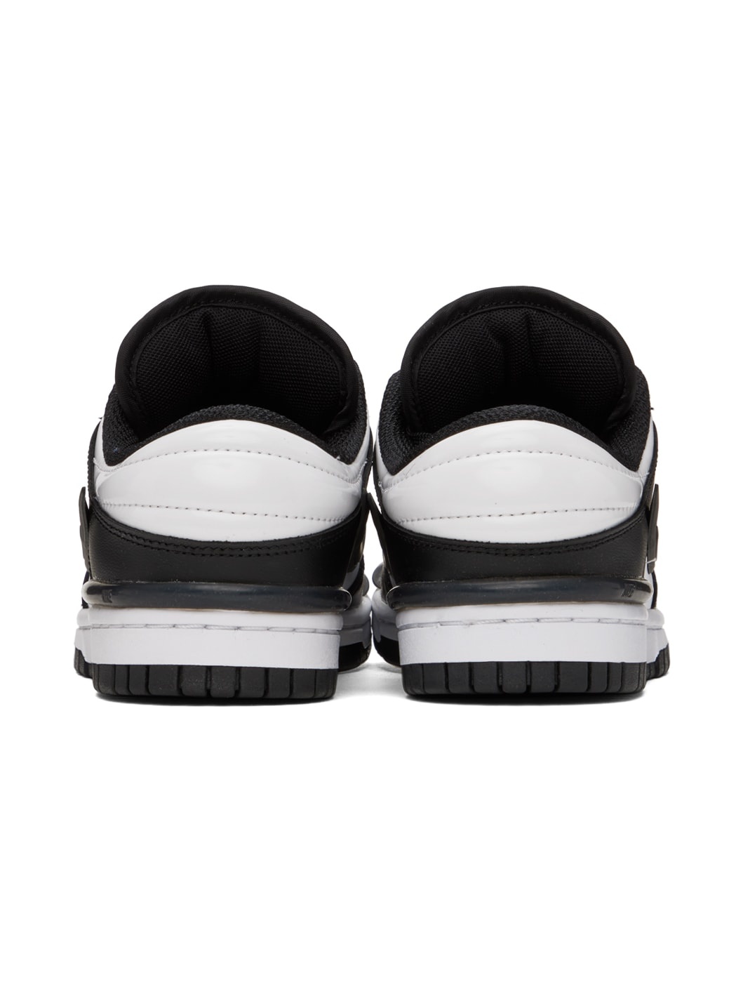 Black & White Dunk Low Twist Sneakers - 2