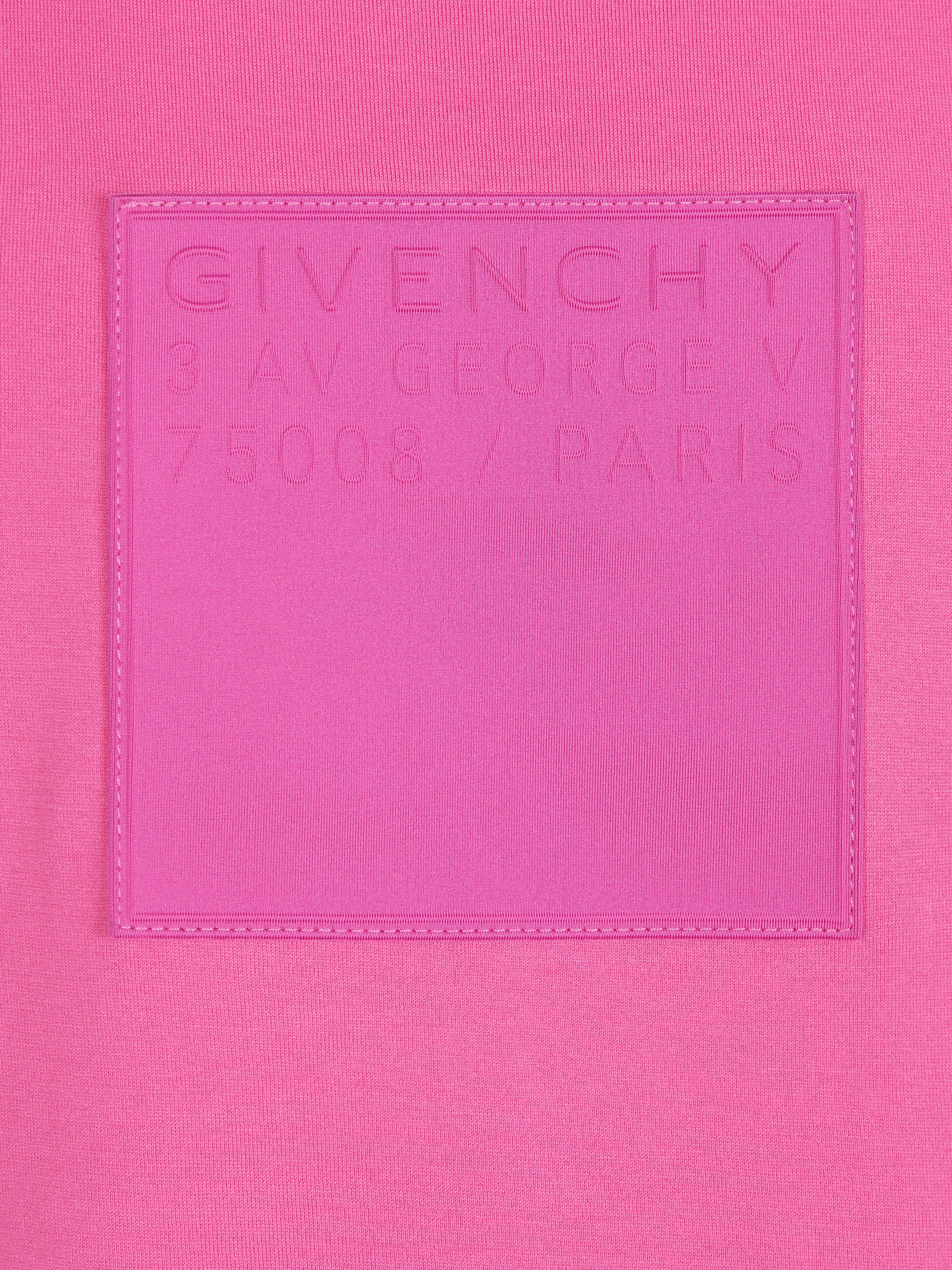 GIVENCHY ADDRESS patch slim fit t-shirt - 5