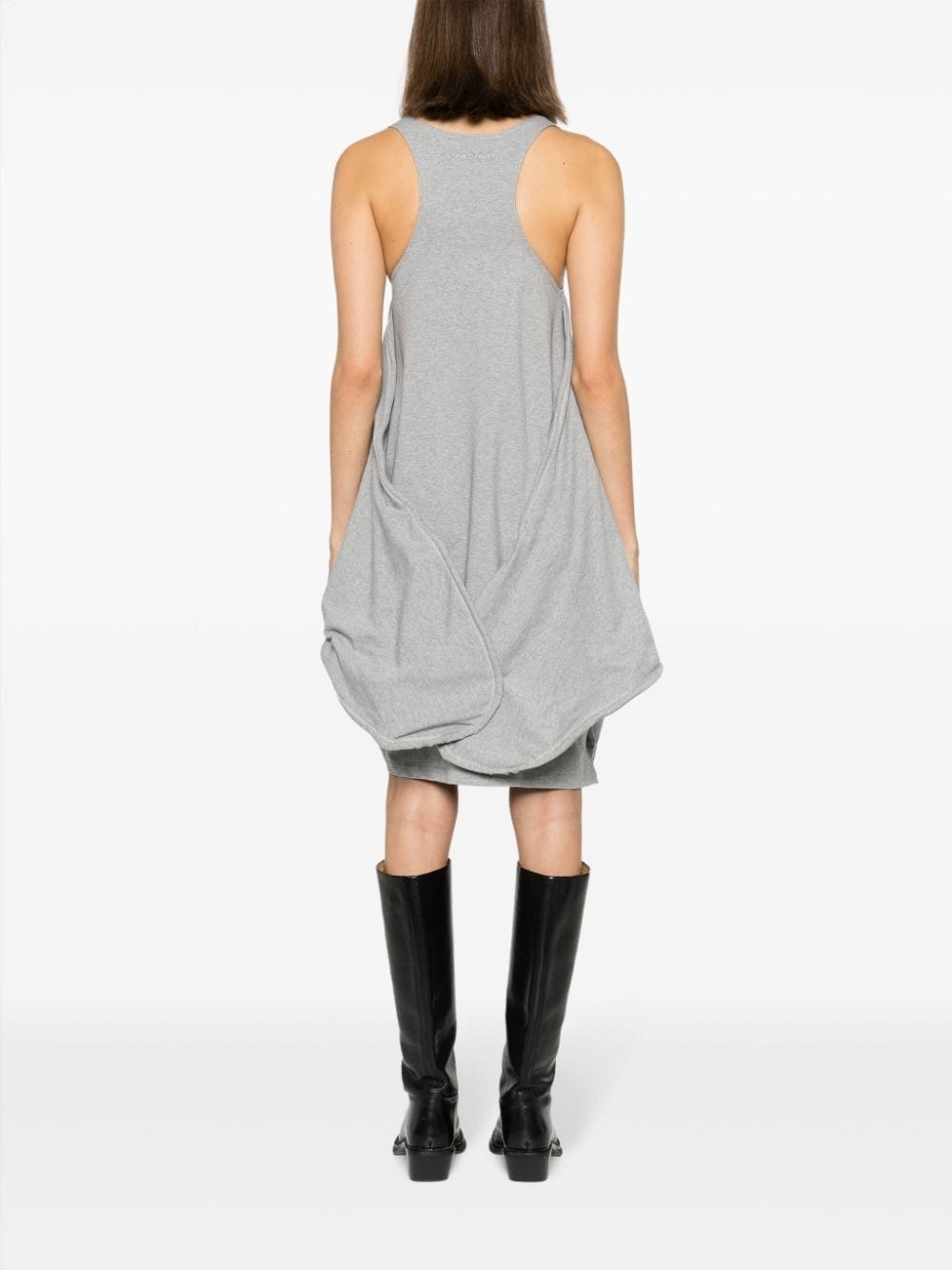 Wire twisted cotton-blend minidress - 4