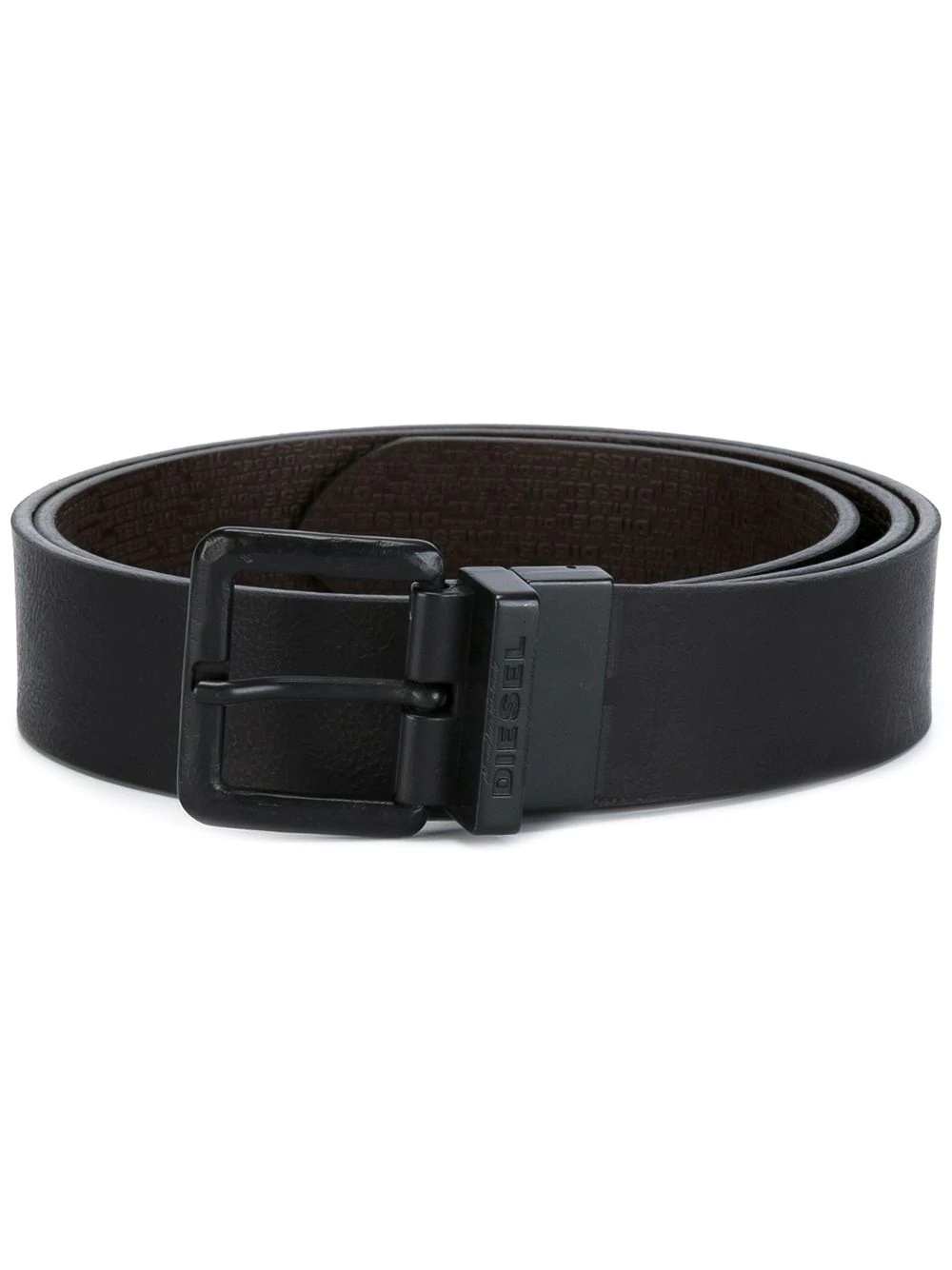 branded buckle belt - 1