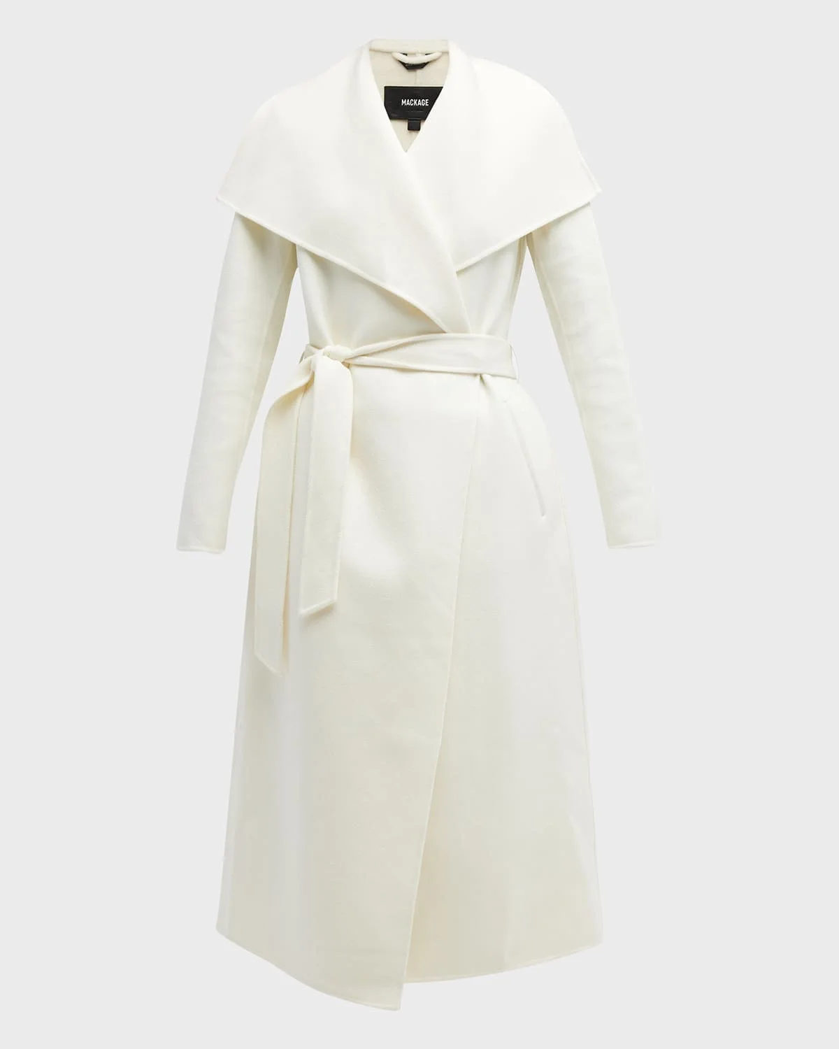 Mai Wool Belted Wrap Coat - 1