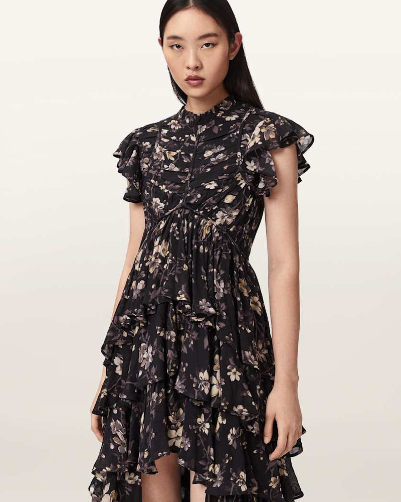 SHAELA FLORAL FRILL MAXI DRESS 3