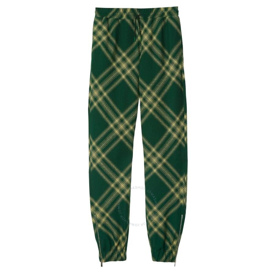 Burberry Check Wool Jogging Pants - 1