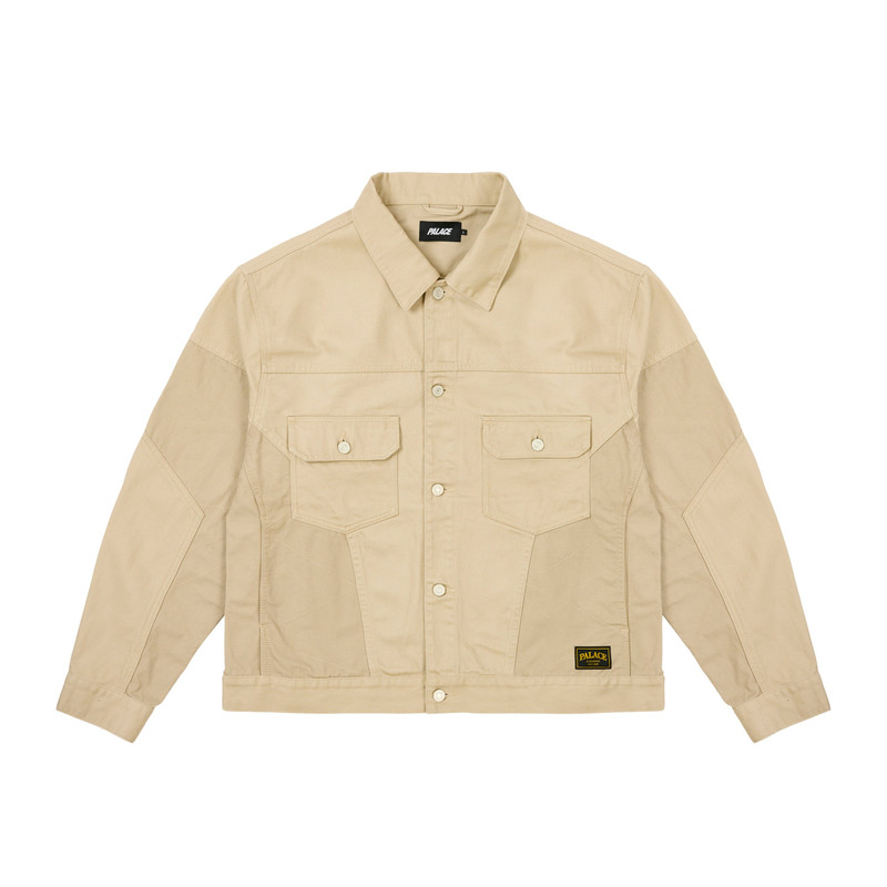PANEL DENIM JACKET STONEY GREY 1