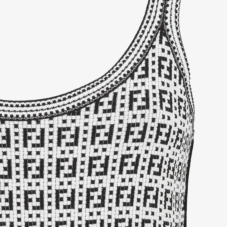 White viscose dress - 3