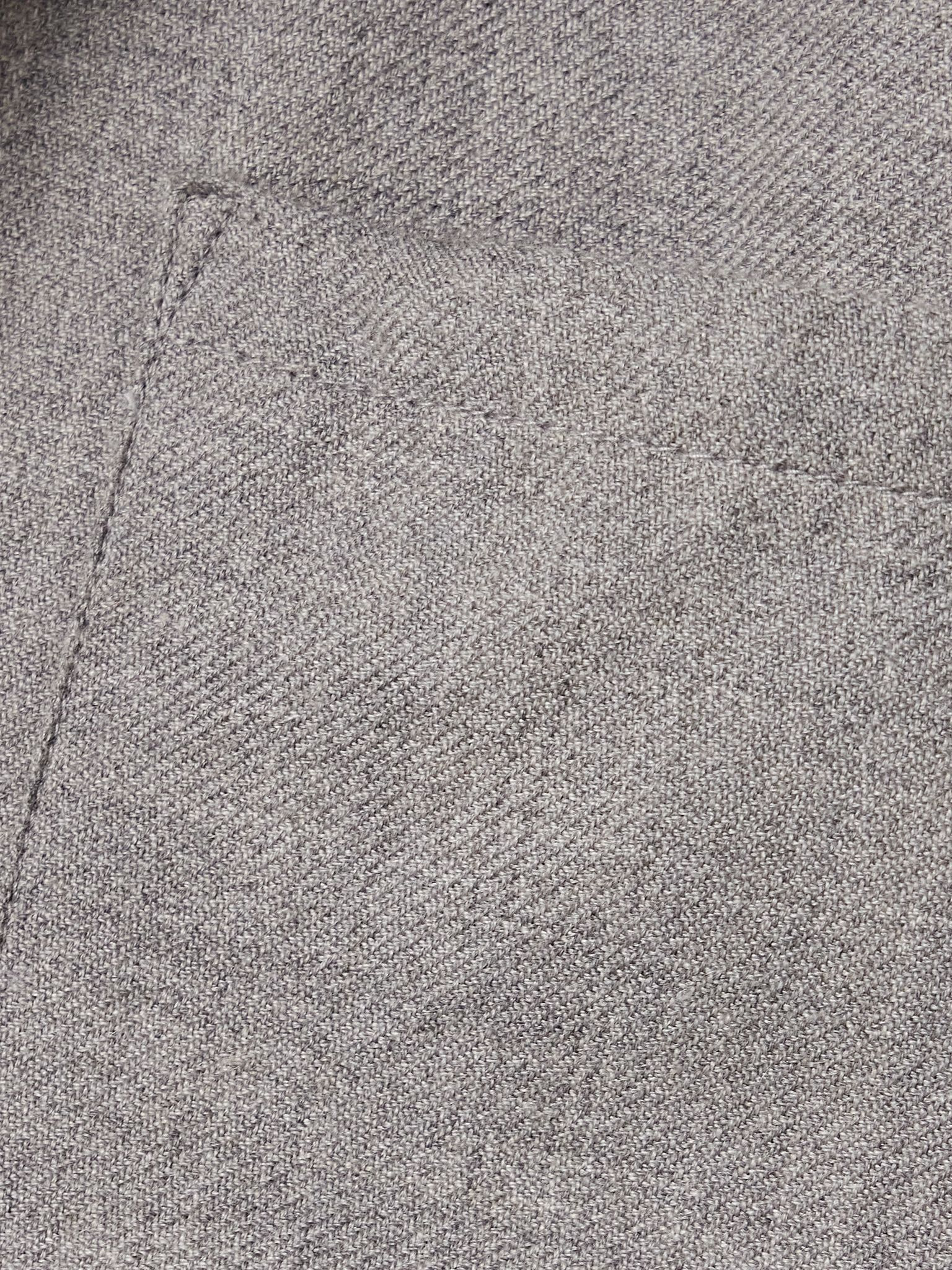 Oversized wool and cashmere-blend shirt Silver - 5