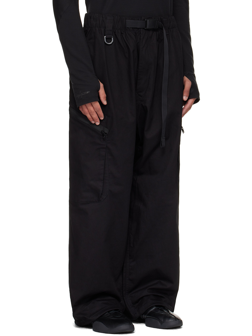 Black UT Twill Cargo Pants - 2
