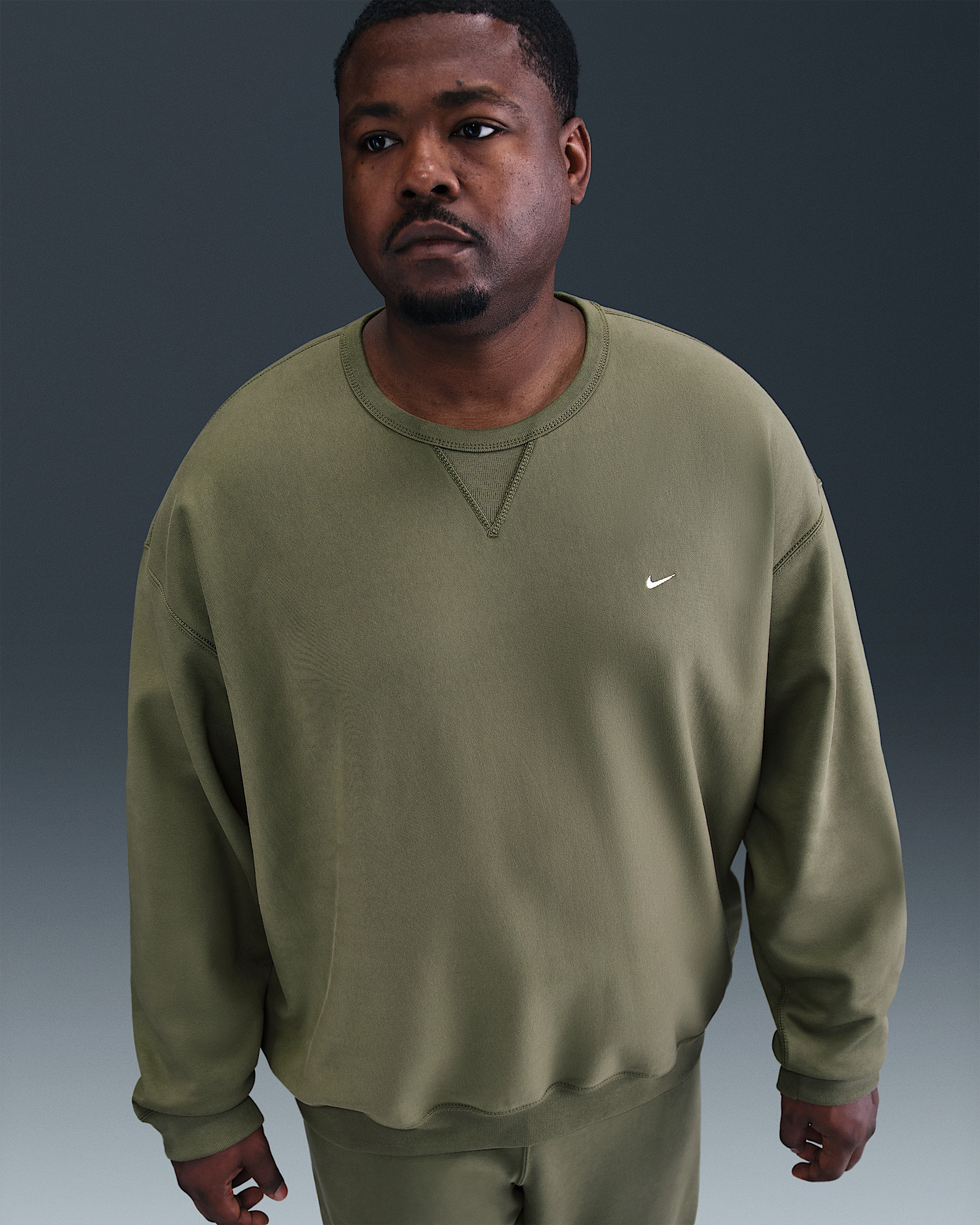 Nike Solo Swoosh Men's Fleece Crew - 6