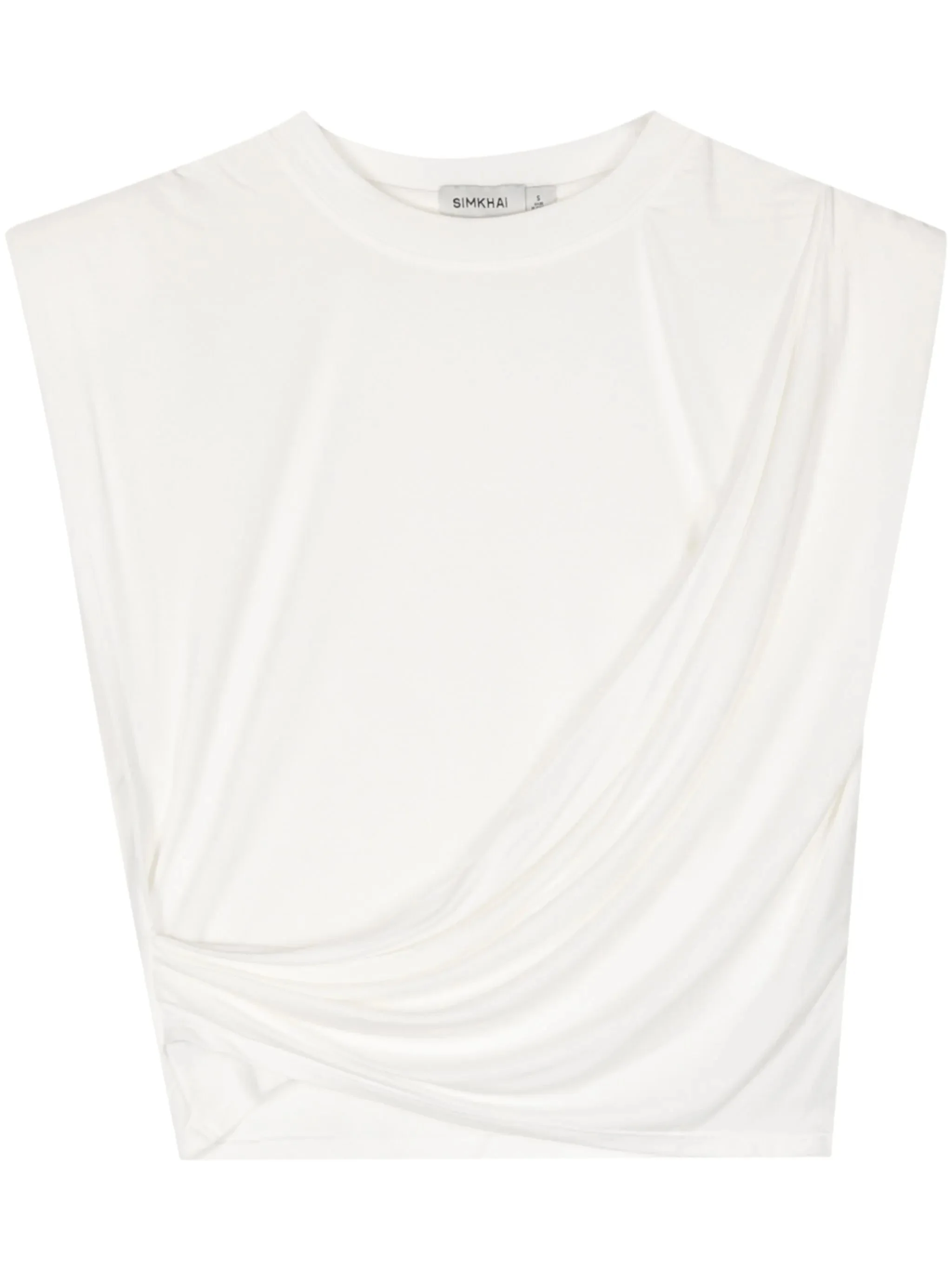 Estelle draped crop top - 1