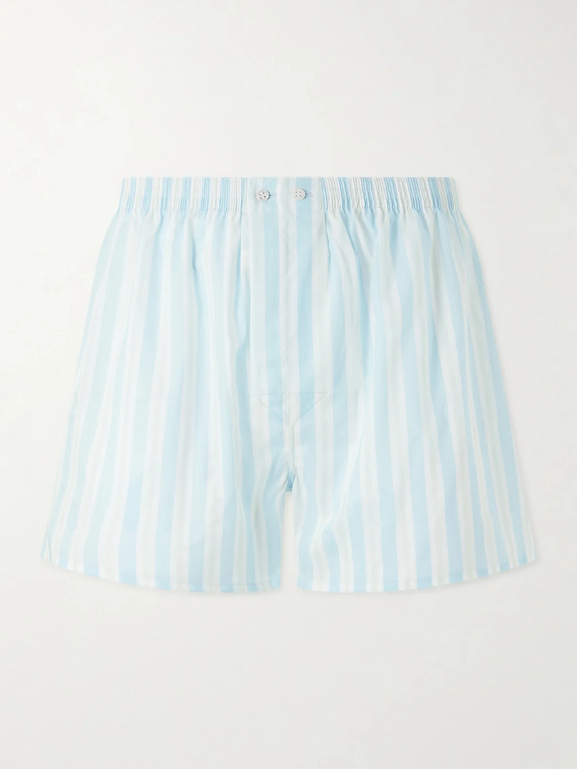 Amalfi 22 Striped Cotton Boxer Shorts - 1