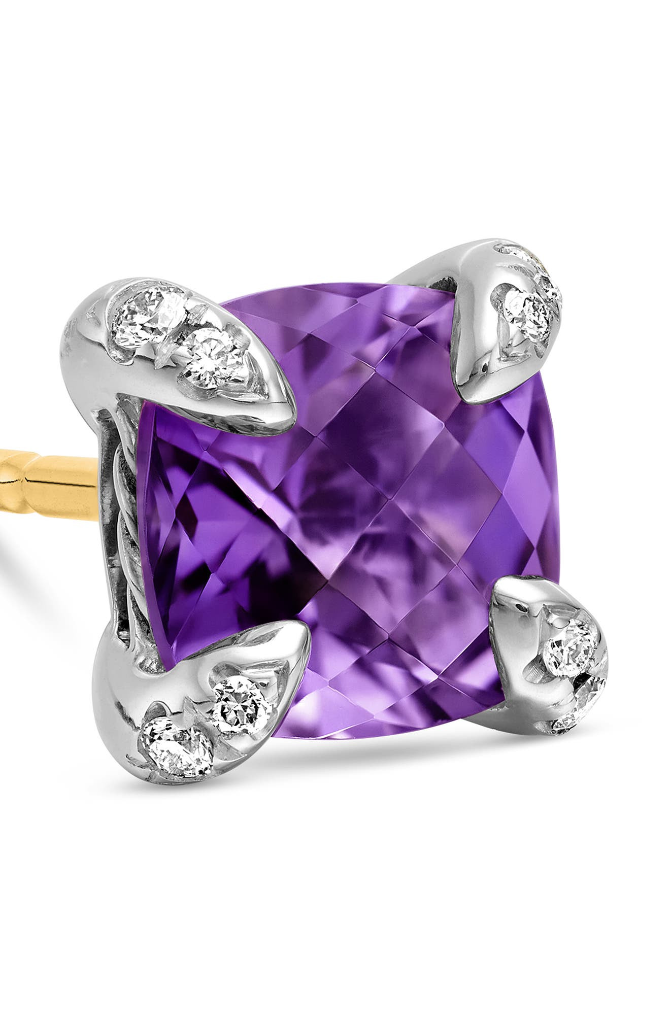 David Yurman Chatelaine® Stud Earrings in Amethyst at Nordstrom - 4