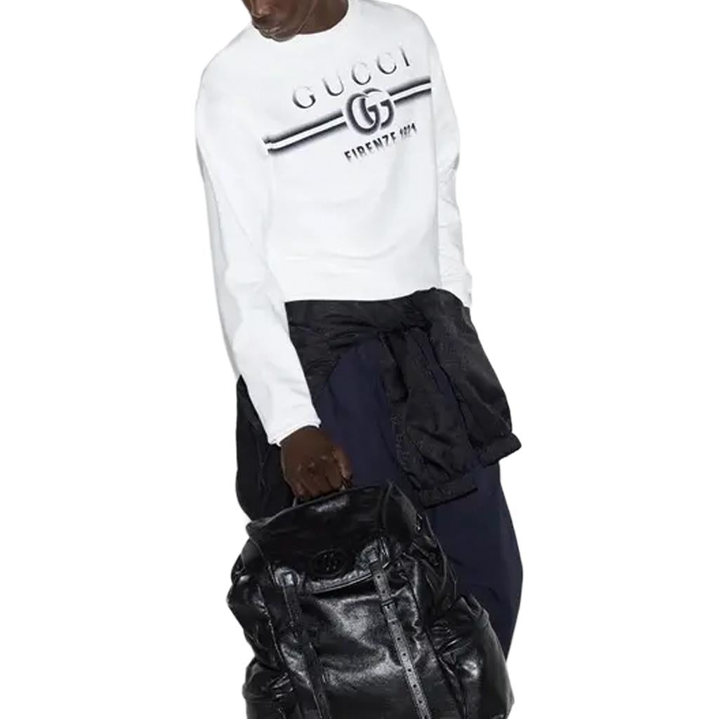 Gucci Cotton Jersey Sweatshirt 'White' 784413-XJGKQ-9082 - 5