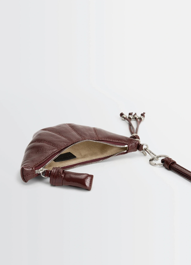 CROSSBODY CROISSANT COIN PURSE QIXI INFINITE LOVE CHARM 3