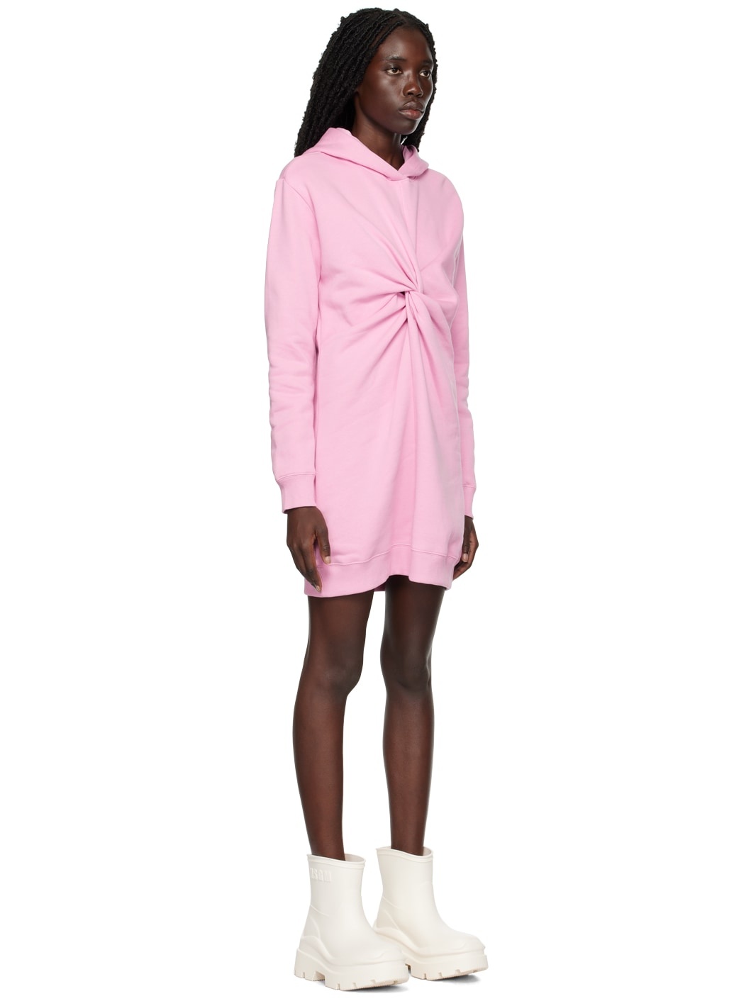 Pink Twisted Minidress - 2