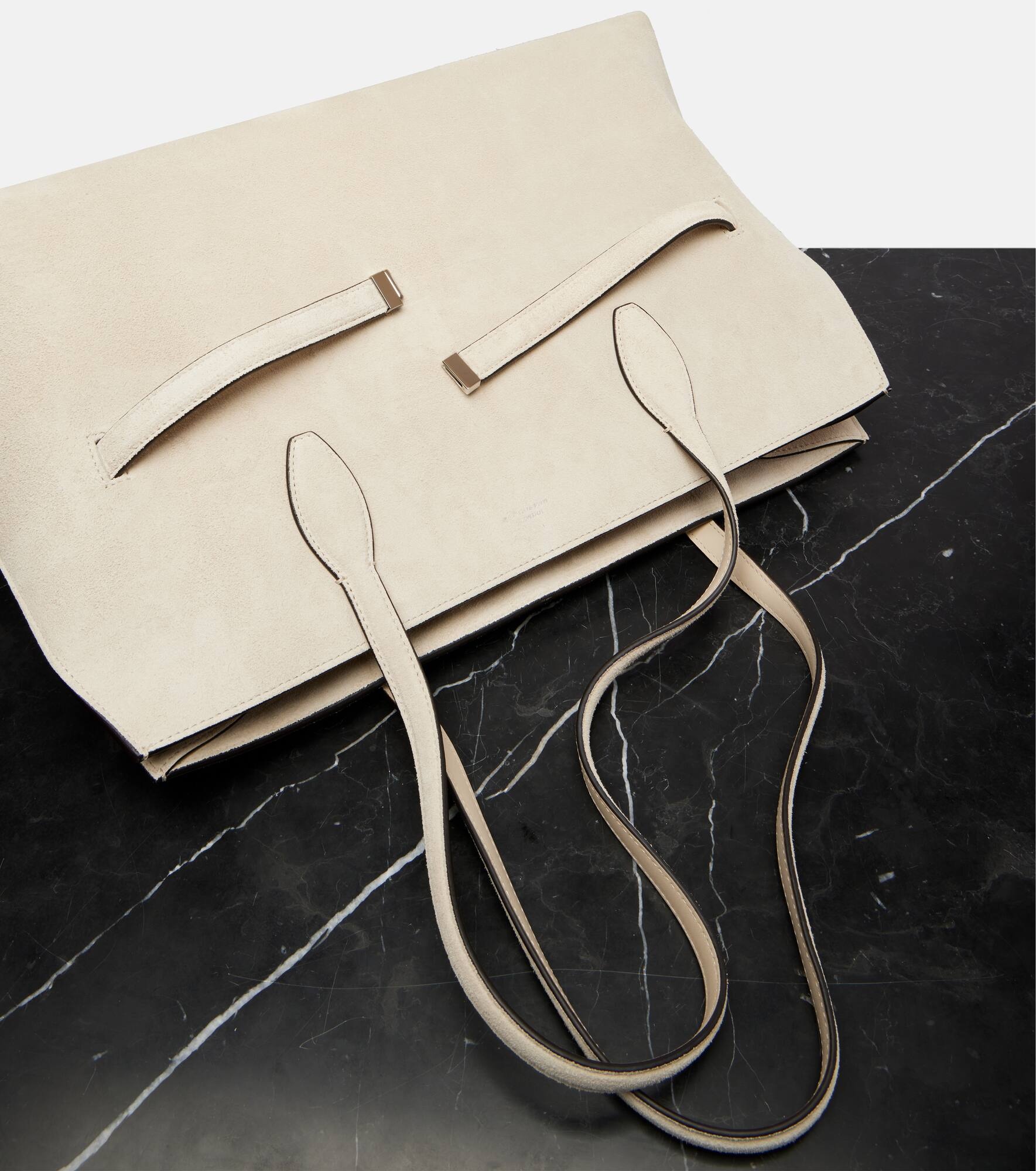 Lounge Large suede tote bag - 6