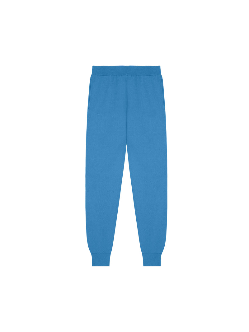 PANGAIA Mens DNA Knitted Track Pants - Geyser Blue outlook