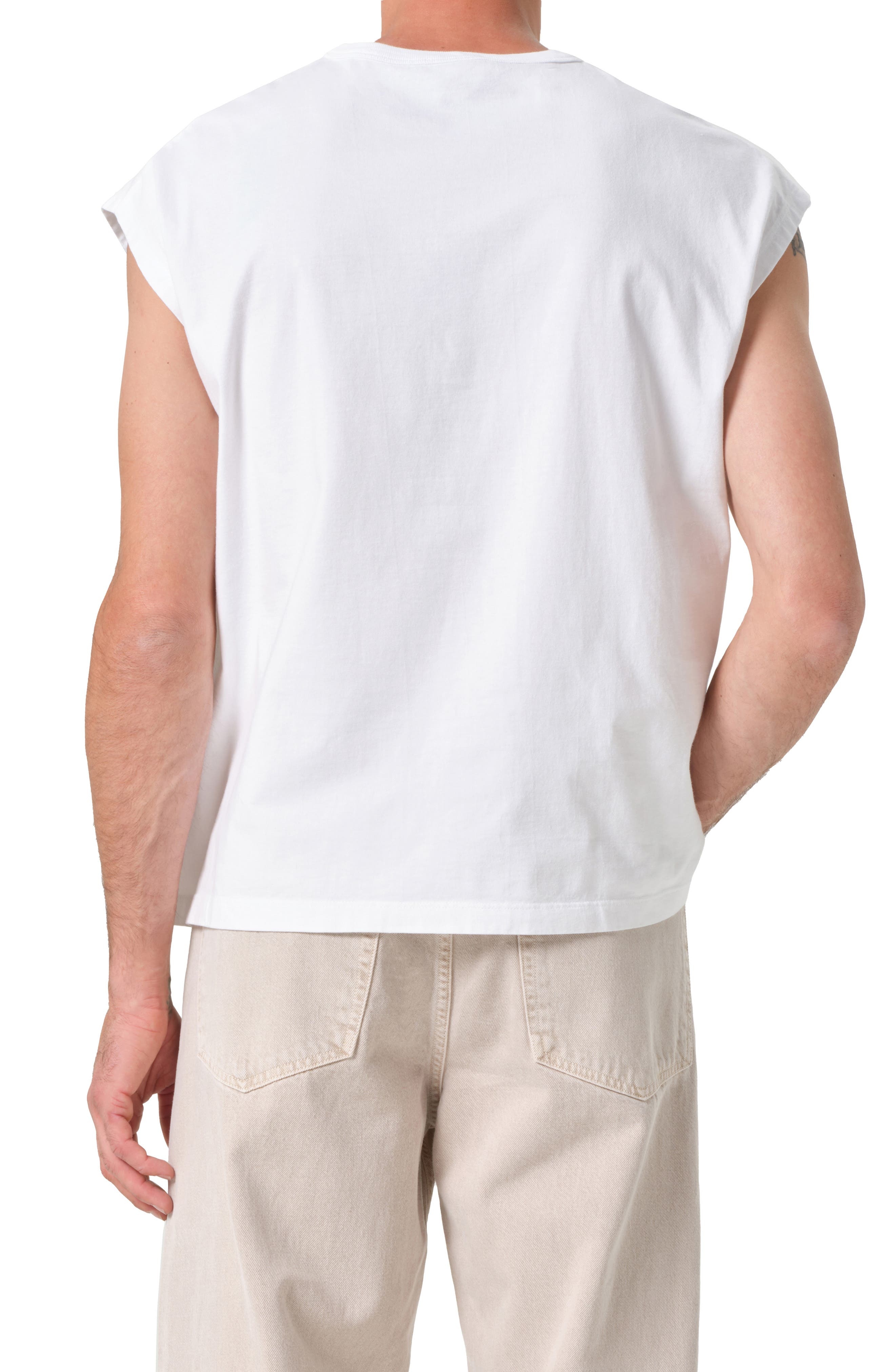 AGOLDE Leonard Muscle Tee in White at Nordstrom - 2