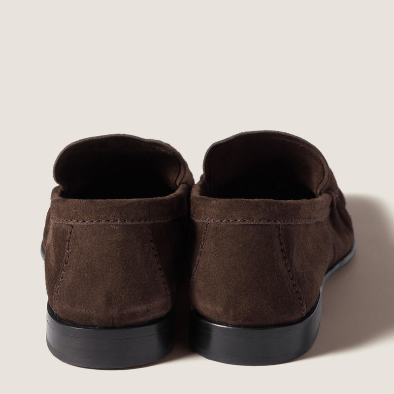 Miu Miu Suede loafers outlook