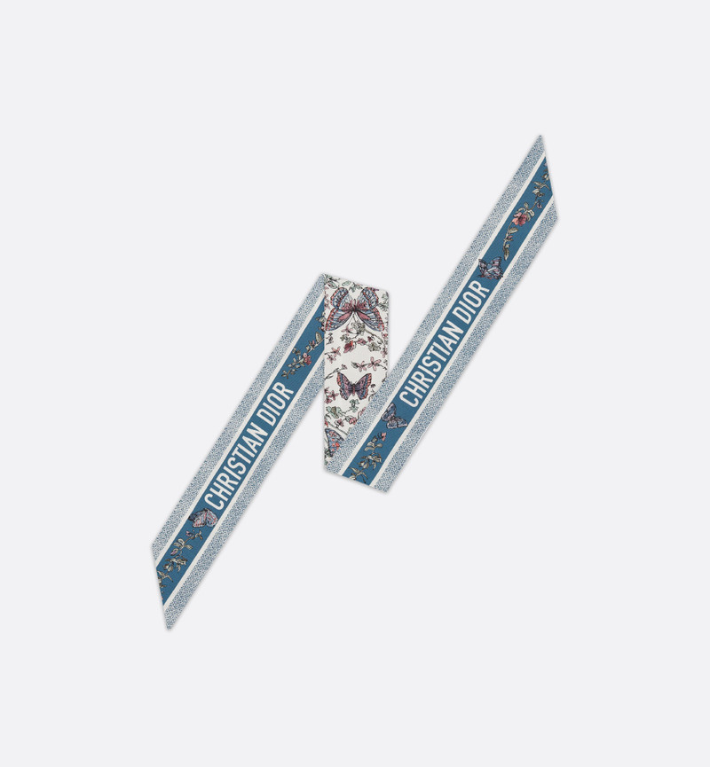 Dior Toile de Jouy Papillon Mitzah Scarf outlook