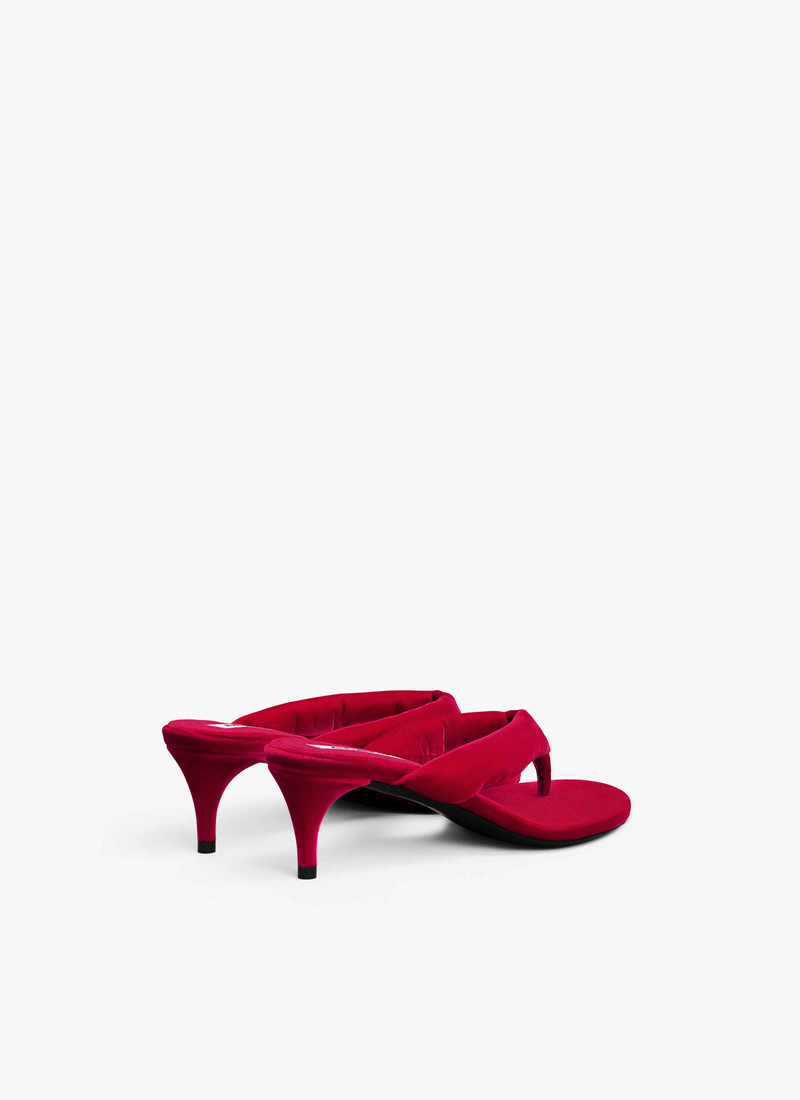 Alaïa HEEL THONG MULES IN VELVET outlook
