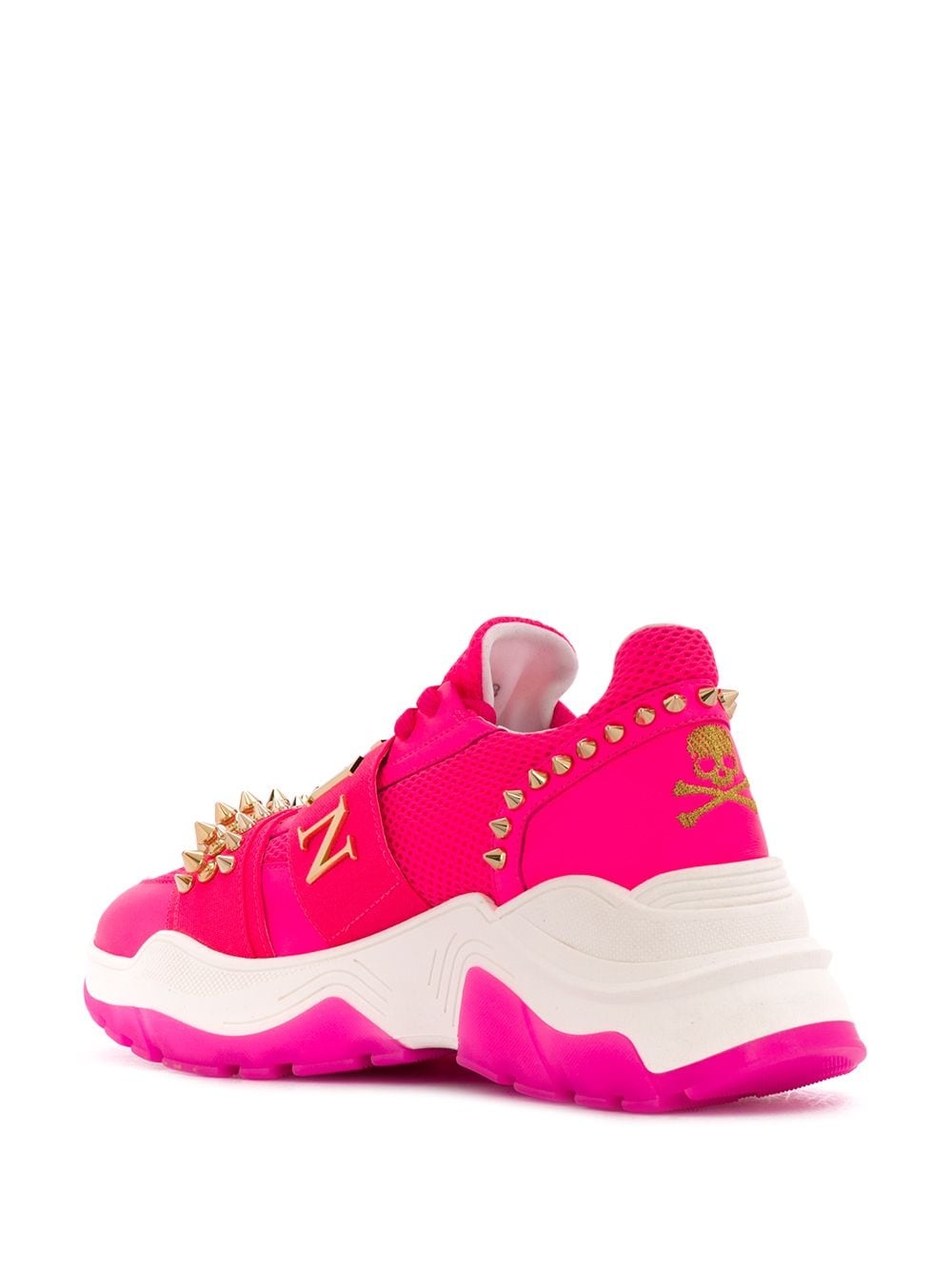 studded runner sneakers - 3