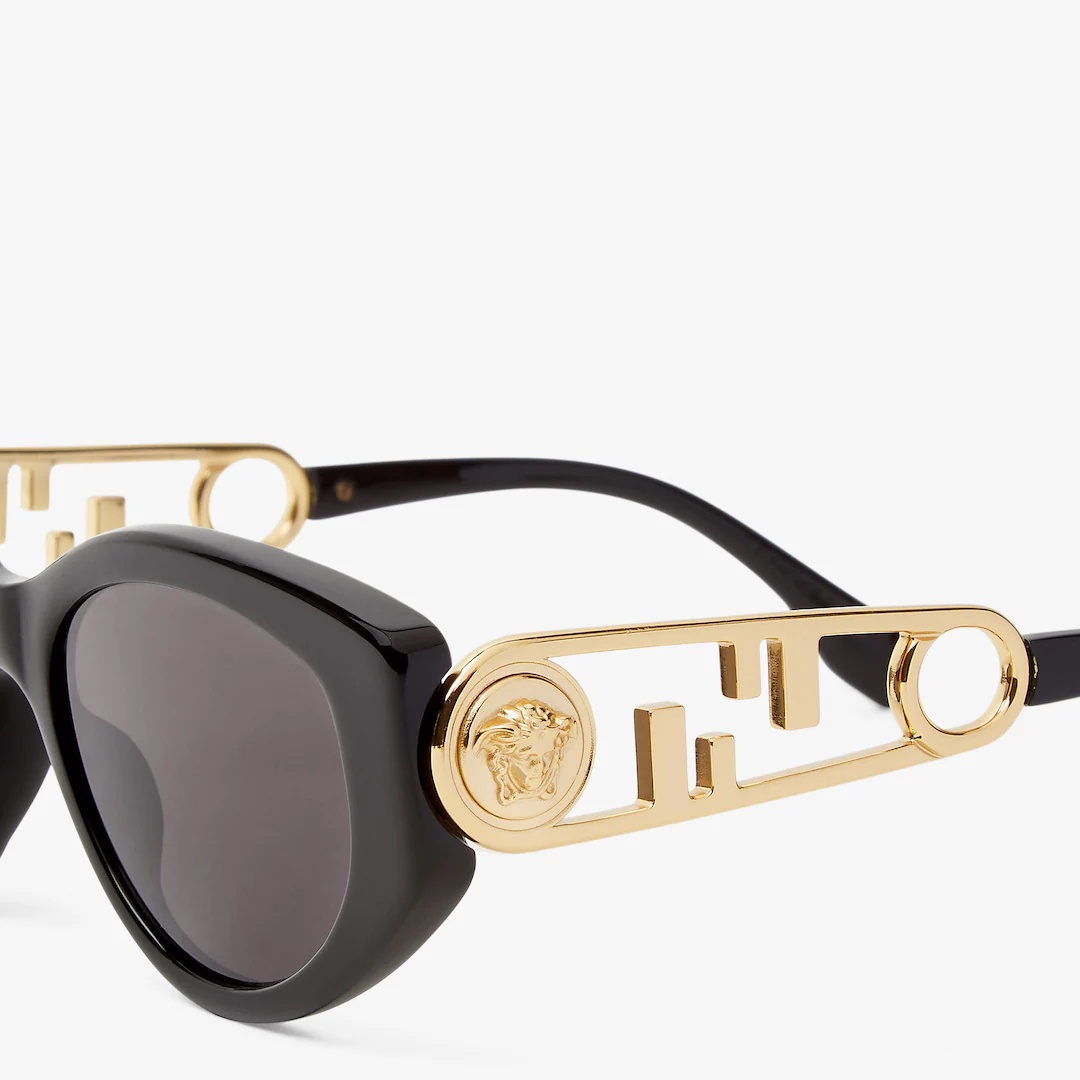 Fendace black acetate sunglasses - 3