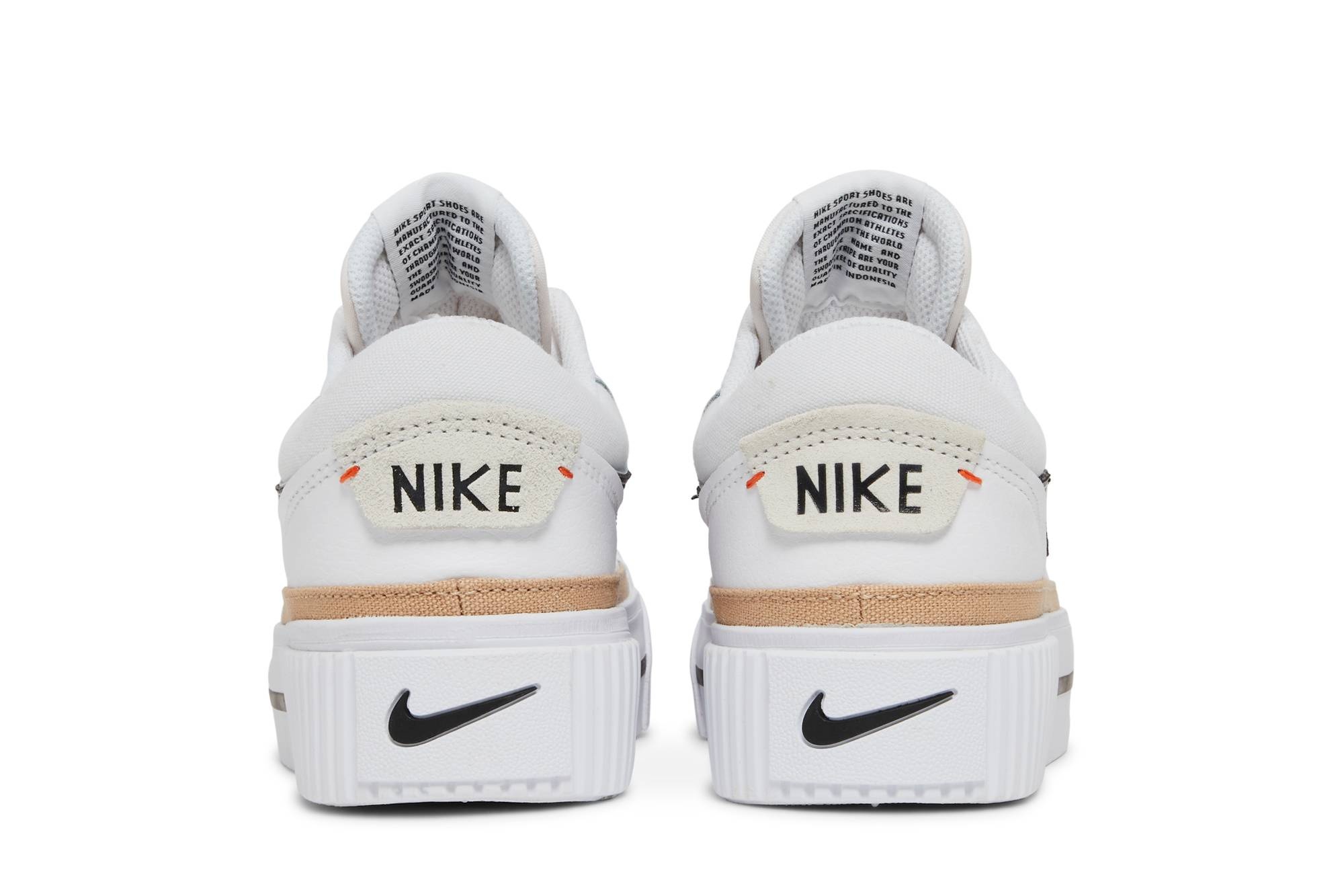 Wmns Court Legacy Lift 'White Hemp' - 6