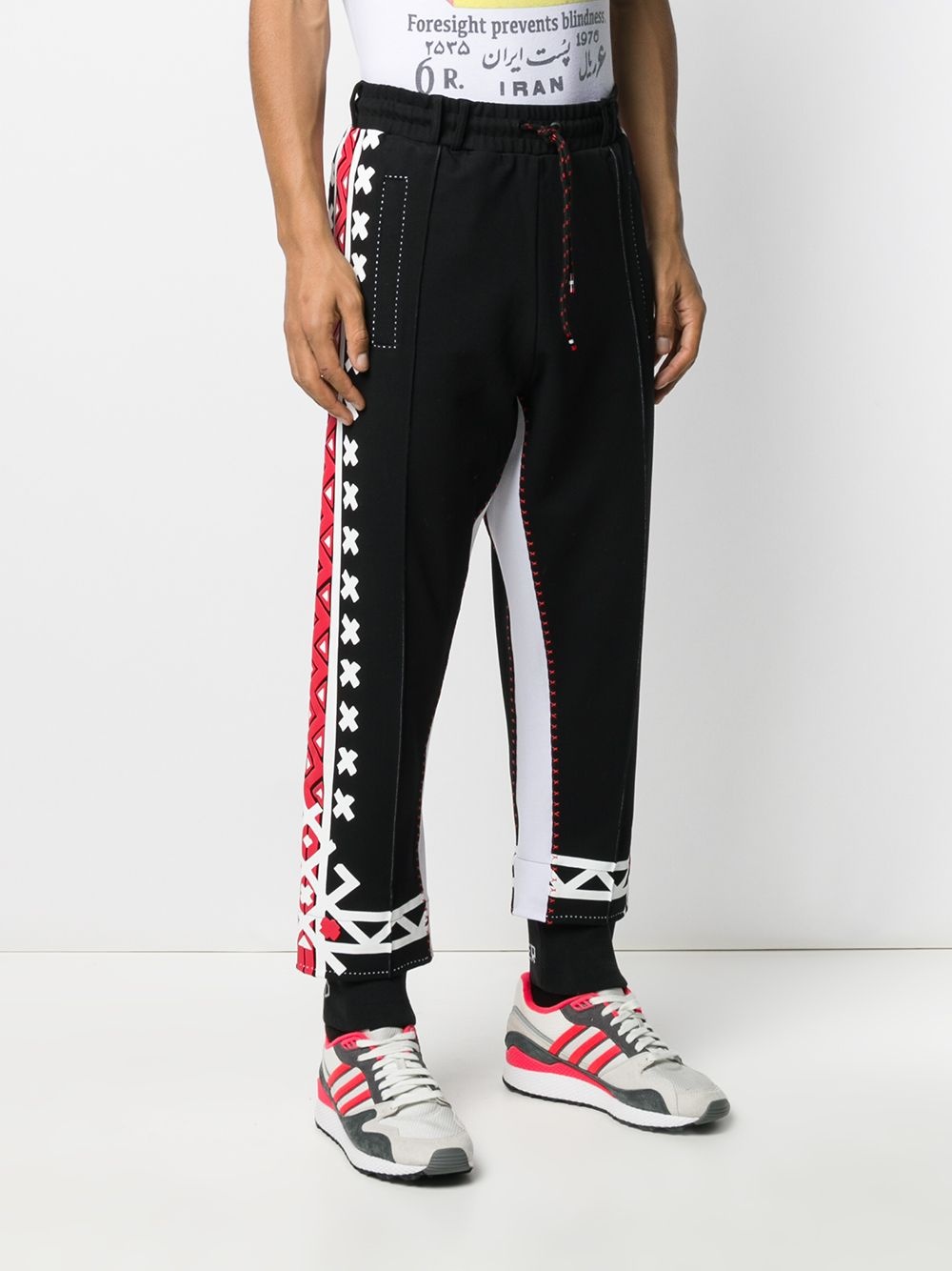 side logo track pants - 3