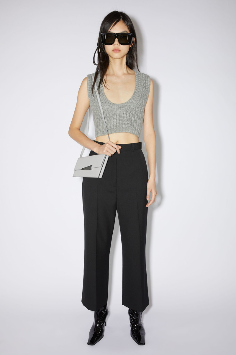 Acne Studios Distortion micro bag - Light grey outlook