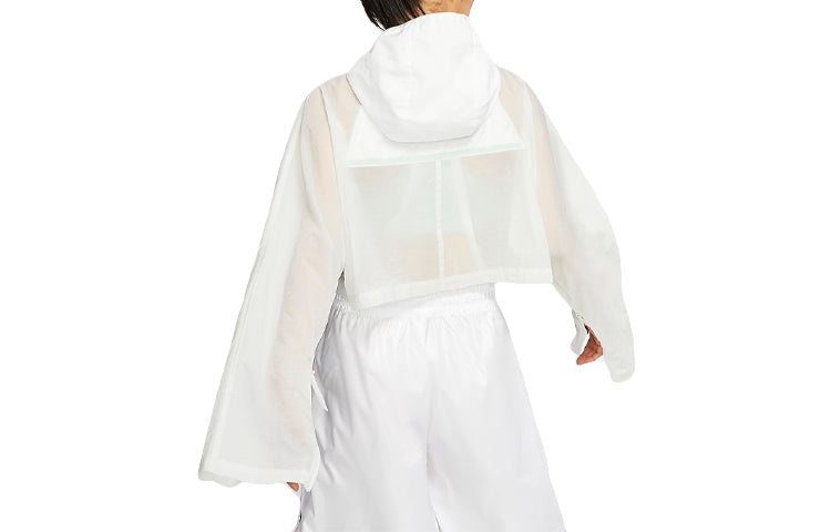 (WMNS) Nike Sportswear Jacket Coat 'White Green' CT0765-083 - 2