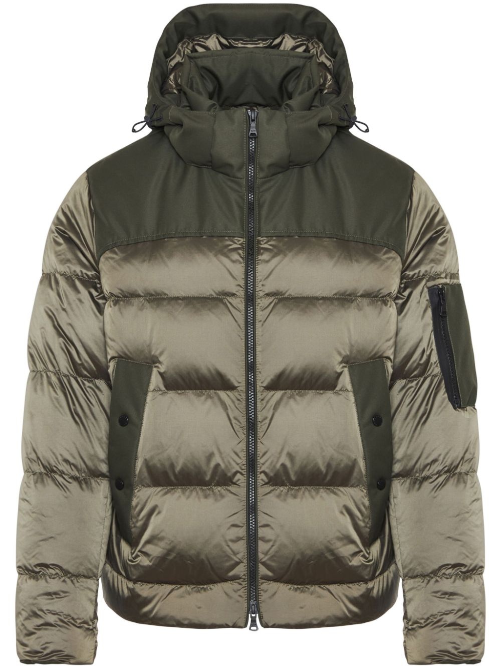 padded hooded jacket - 1