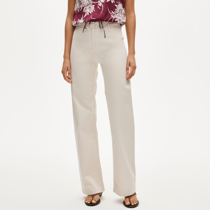 Wide-leg trouser in chino 3