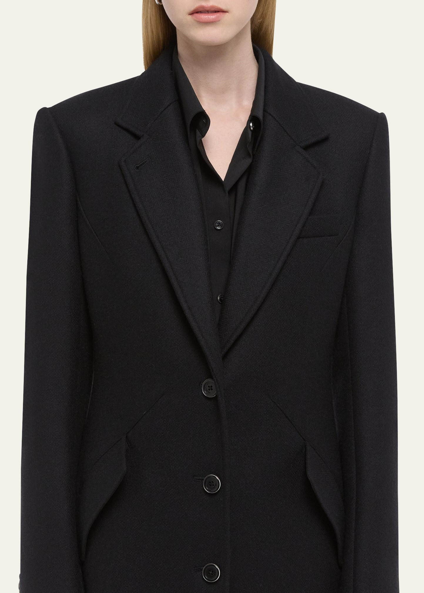 Sculpted Apex Maxi Coat - 4