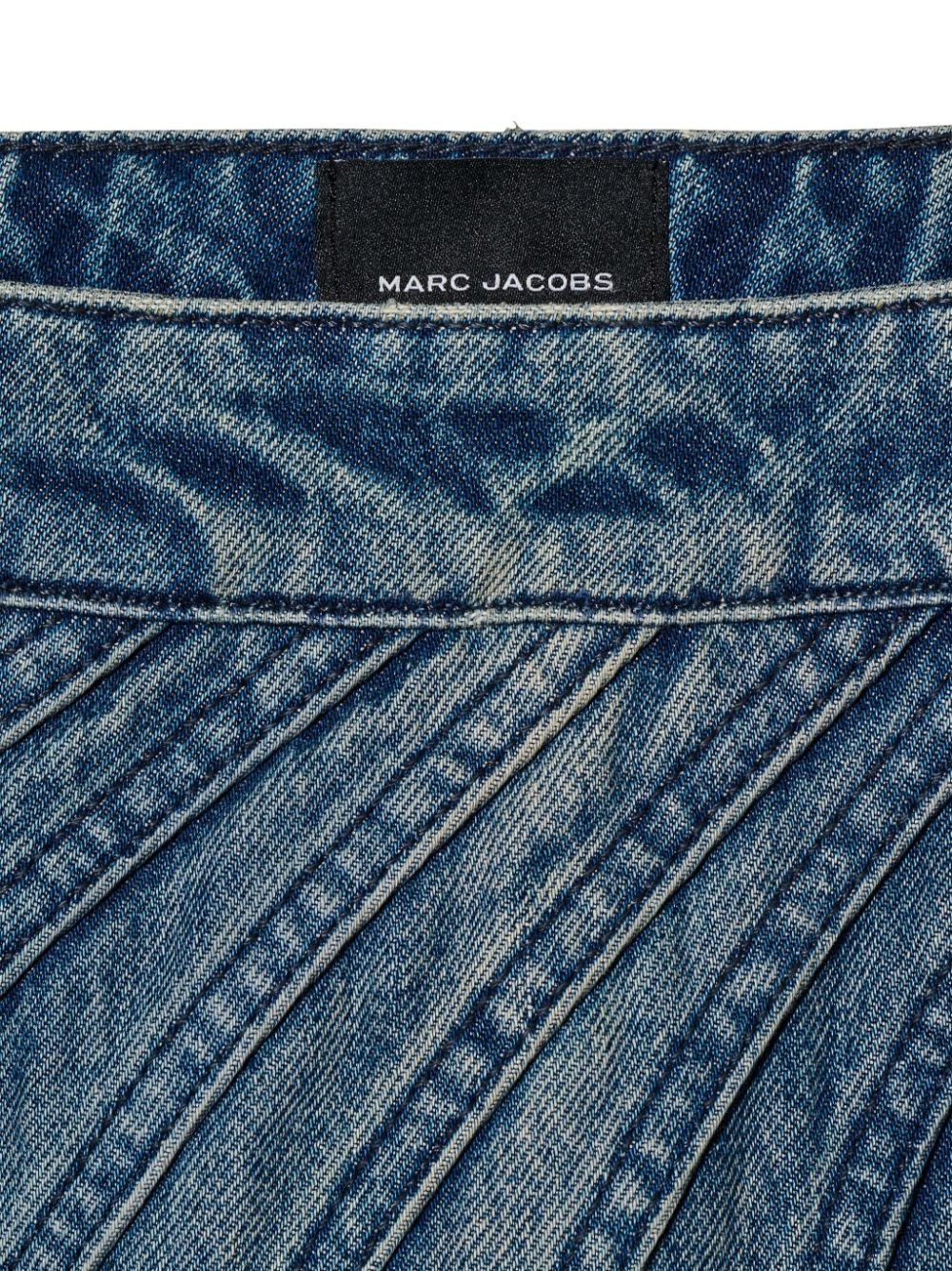 Wave high-waisted denim skirt - 5