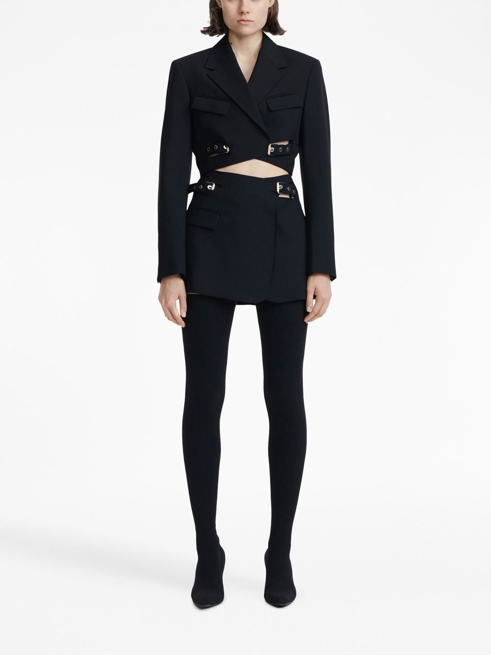 Interlock cropped blazer - 2