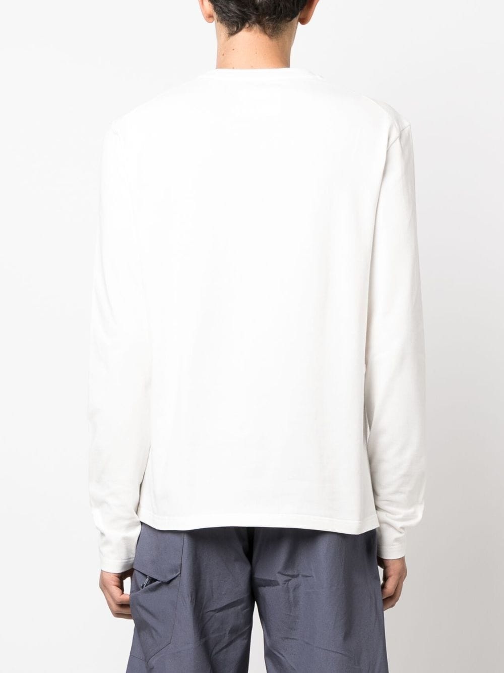 logo-print long-sleeves cotton T-shirt - 4