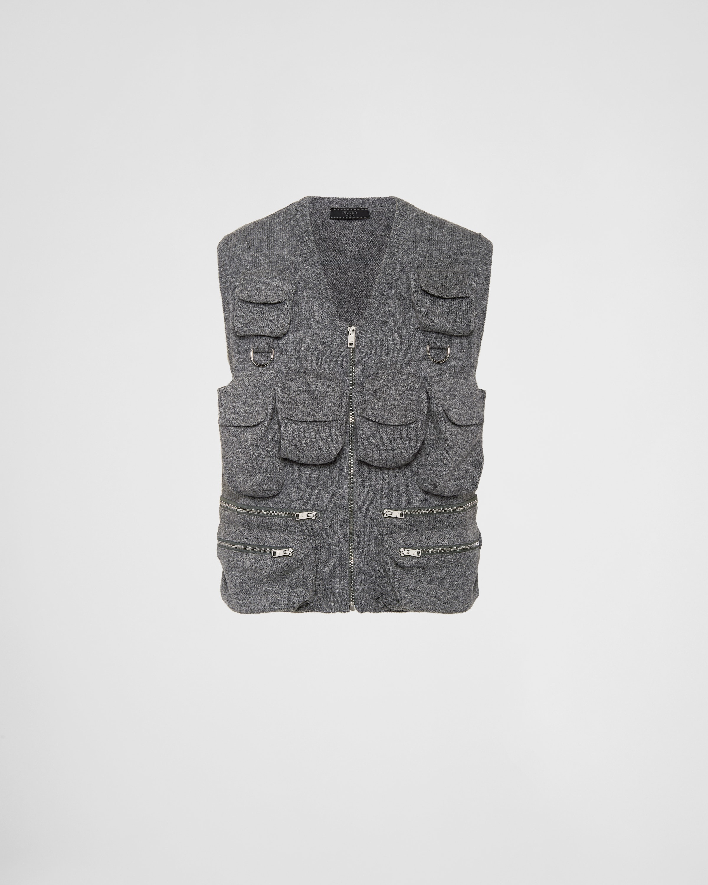 Prada Shetland wool sweater vest REVERSIBLE