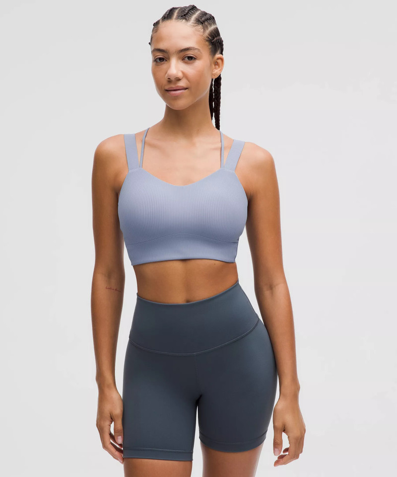 Like a Cloud Ribbed Longline Bra *Light Support, D/DD Cup - 1