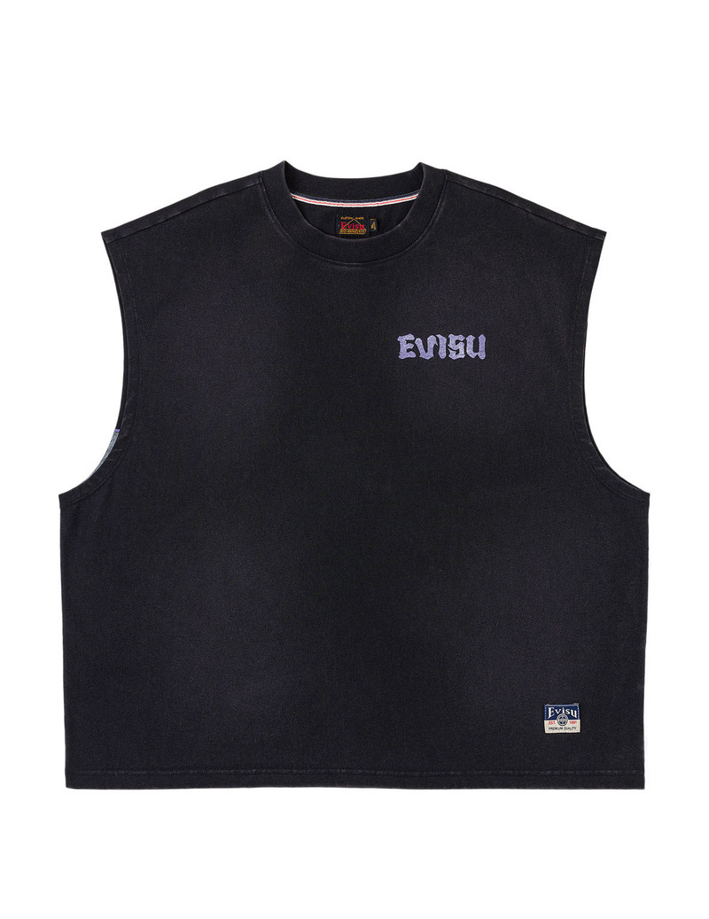 EVISU Japanese Toys Kite Print Tank Top outlook
